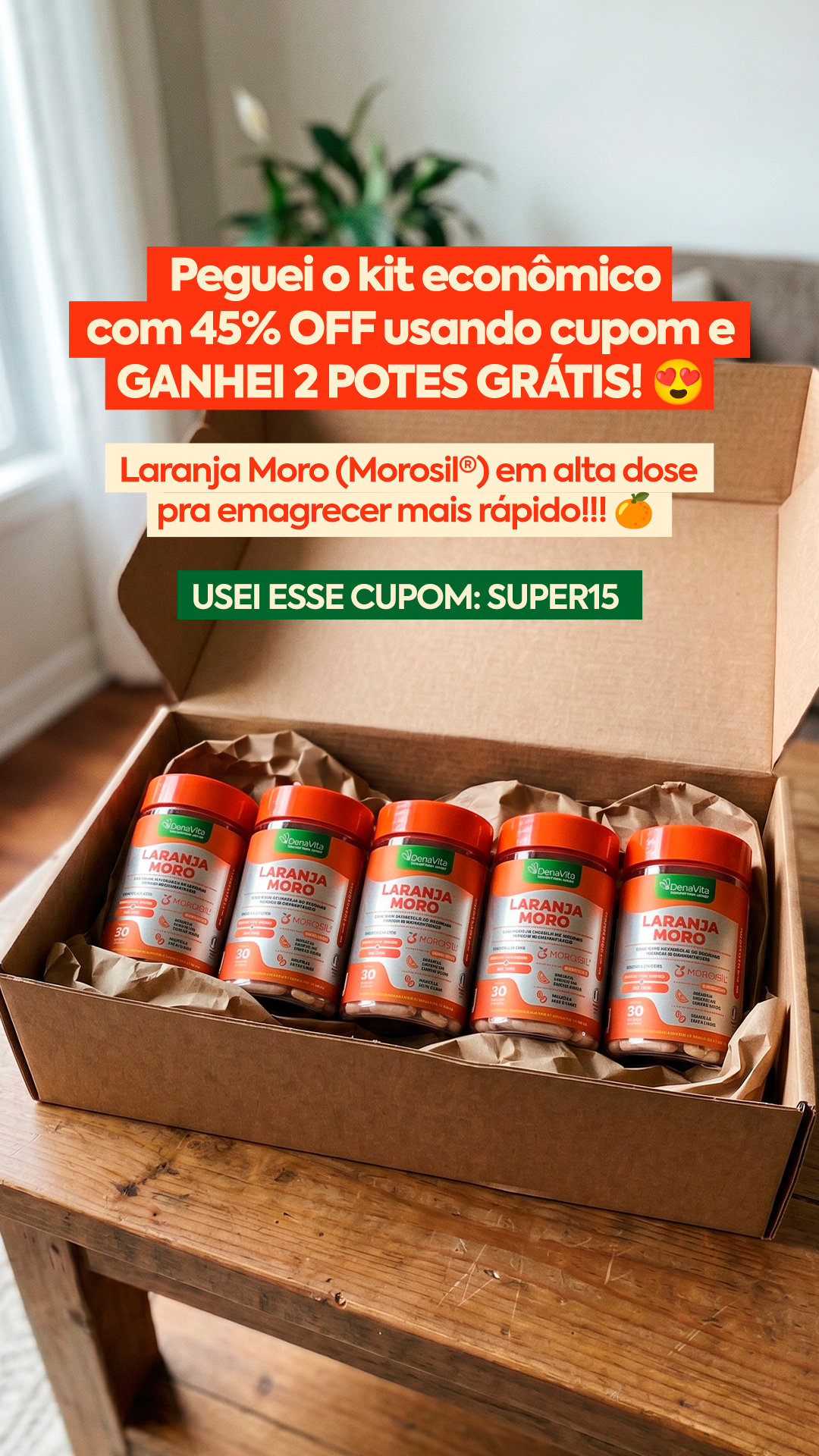Denavita Suplementos Naturais Facebook ad