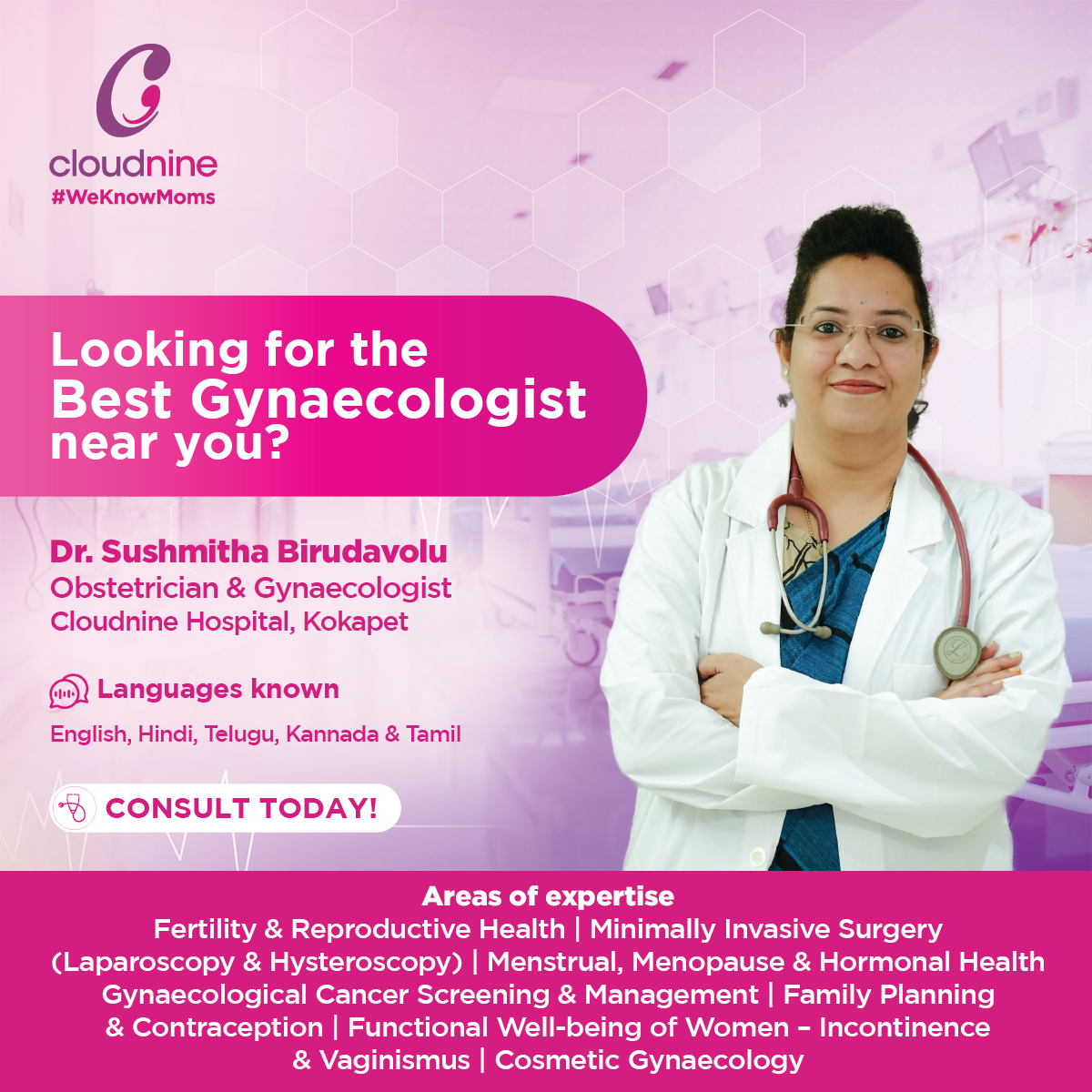 Cloudnine Hospital - Kokapet, Hyderabad Facebook ad