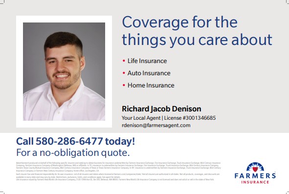 Farmers Insurance, Denison Agency Facebook ad