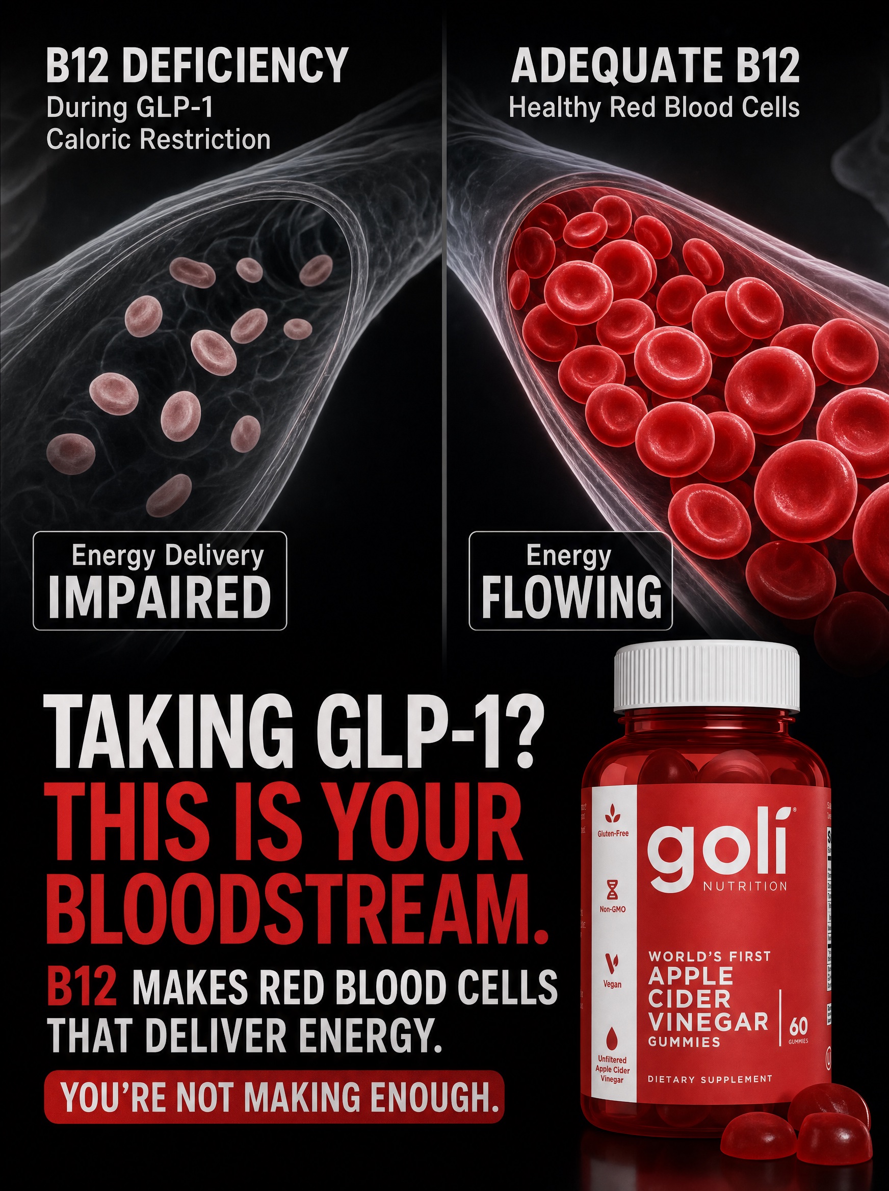 Goli Facebook ad: World's First Apple Cider Vinegar Gummy