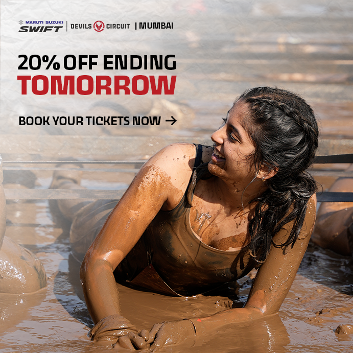 Devils Circuit Facebook ad: 20% Offer Ends Tomorrow | Book Now