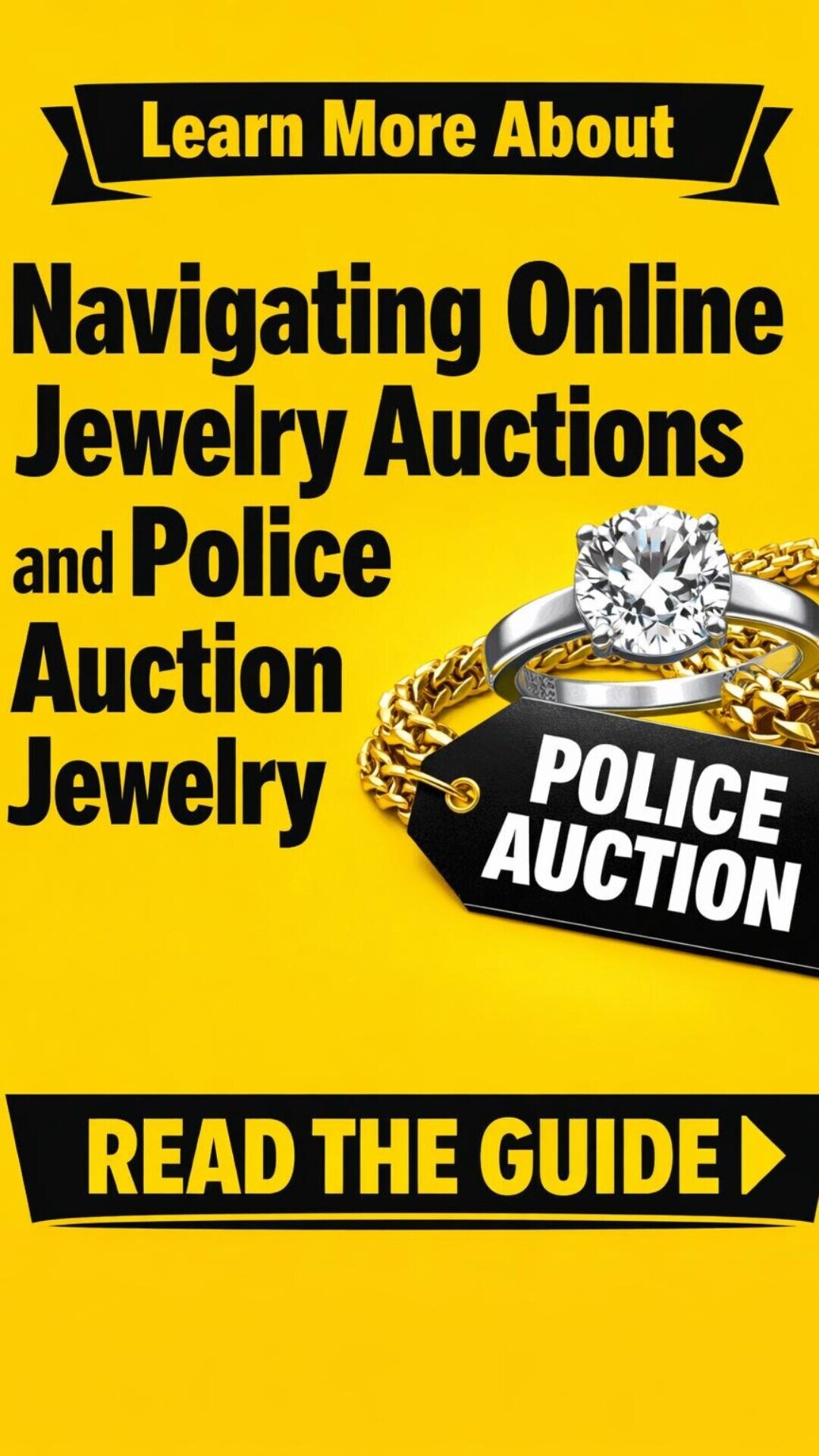 Knowledge Is Power Facebook ad: Navigating Online Jewelry Auctions and Police Auction…