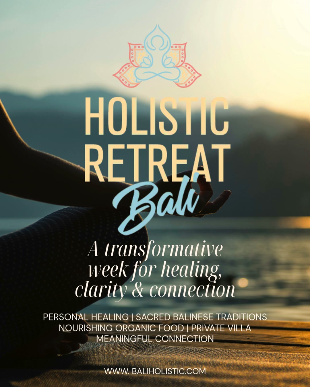 Holistic Retreat Bali Facebook ad: A Life-Changing Holistic Retreat in Bali