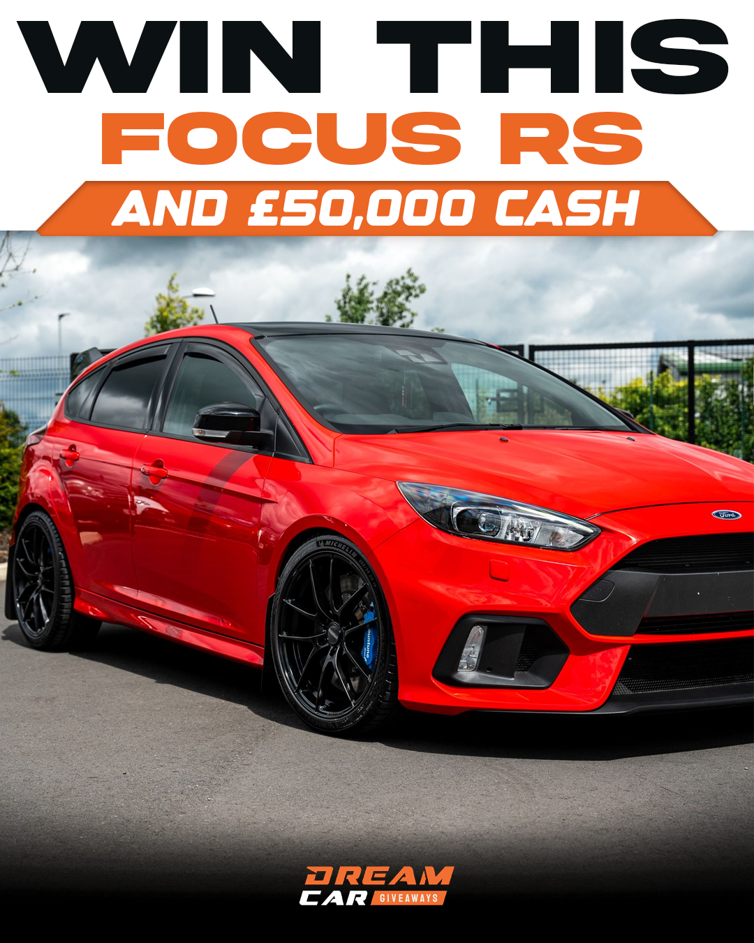 Dream Car Giveaways Facebook ad