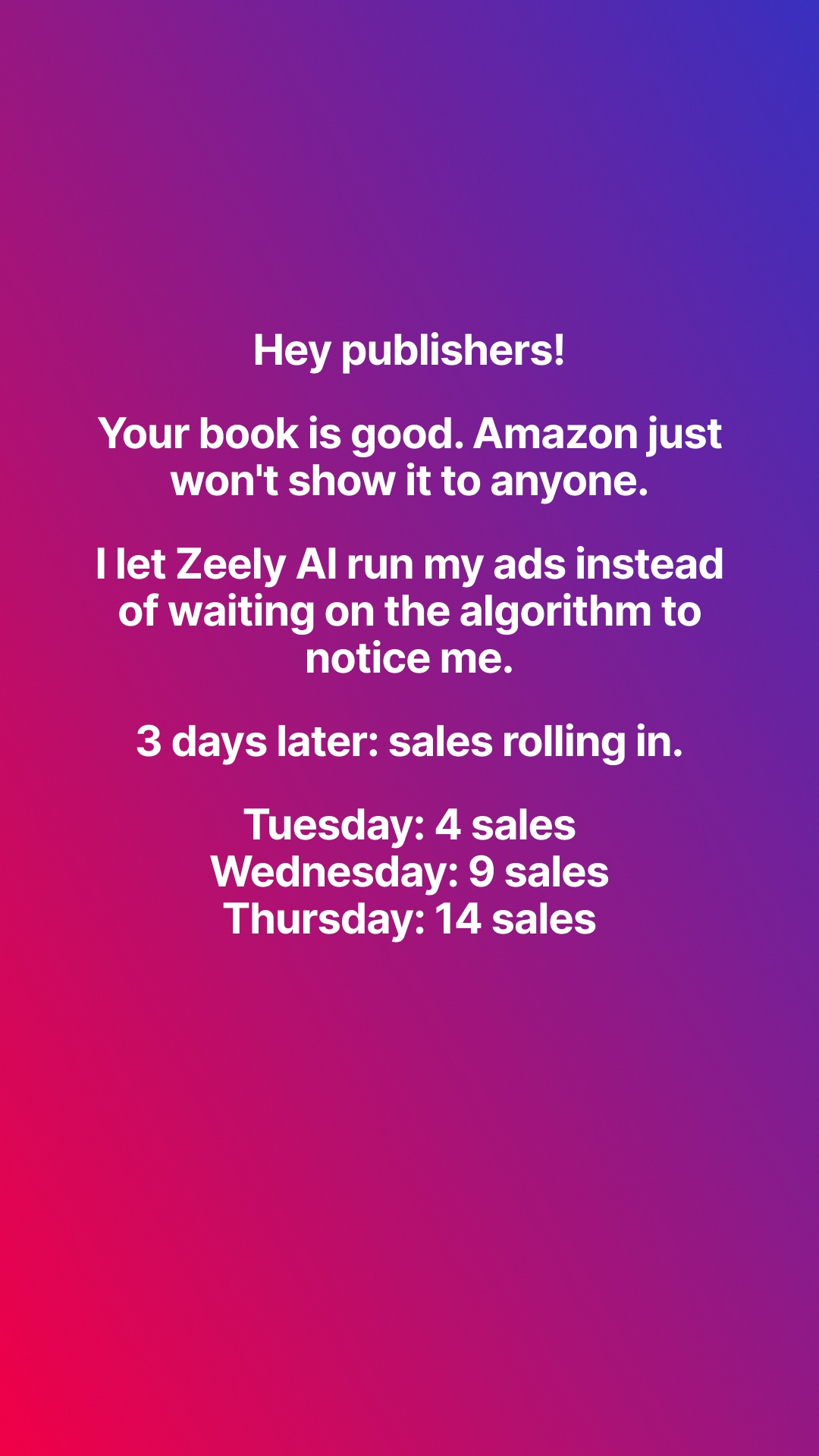 Zeely Facebook ad