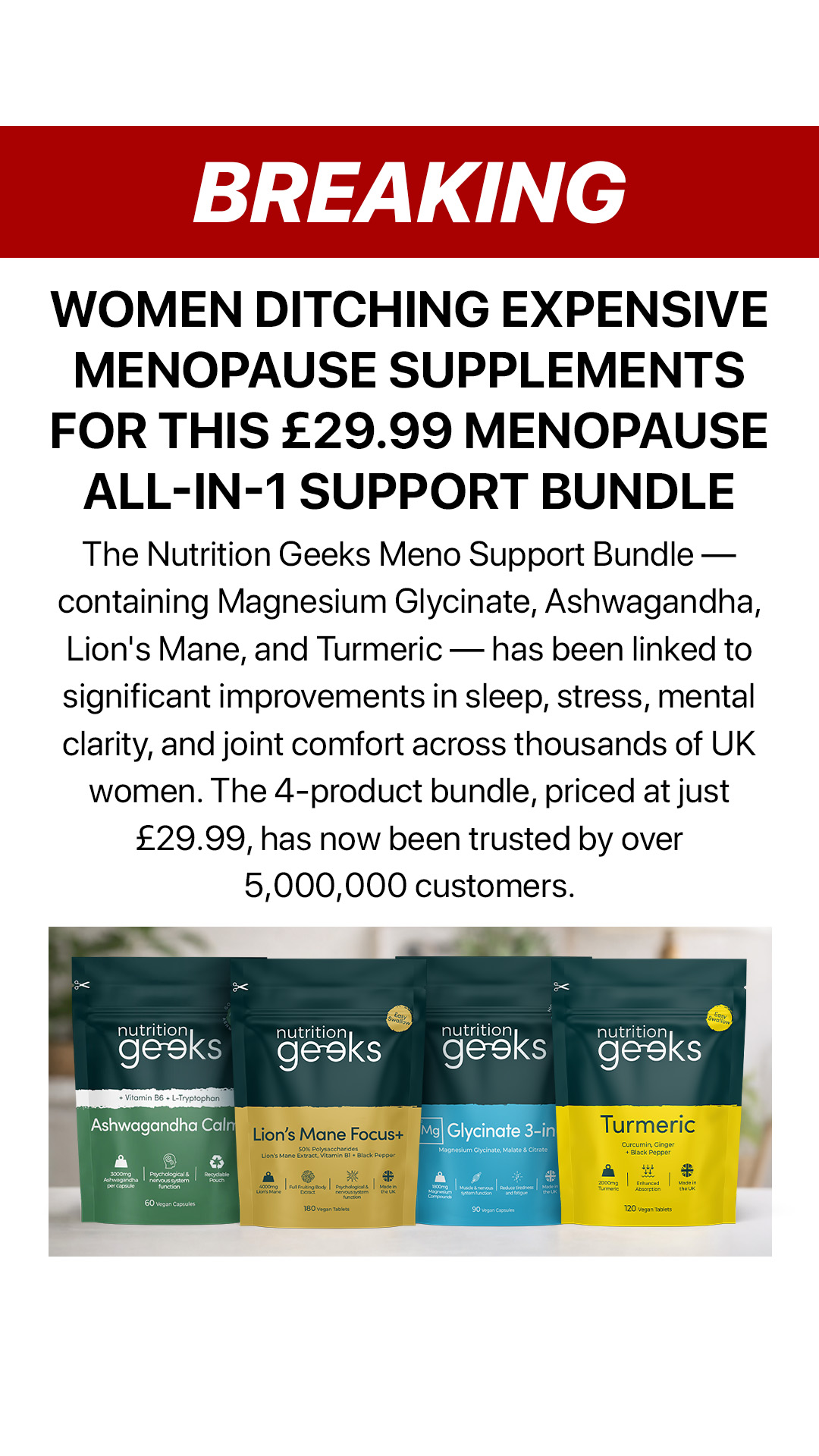 The Wellness Protocol Facebook ad