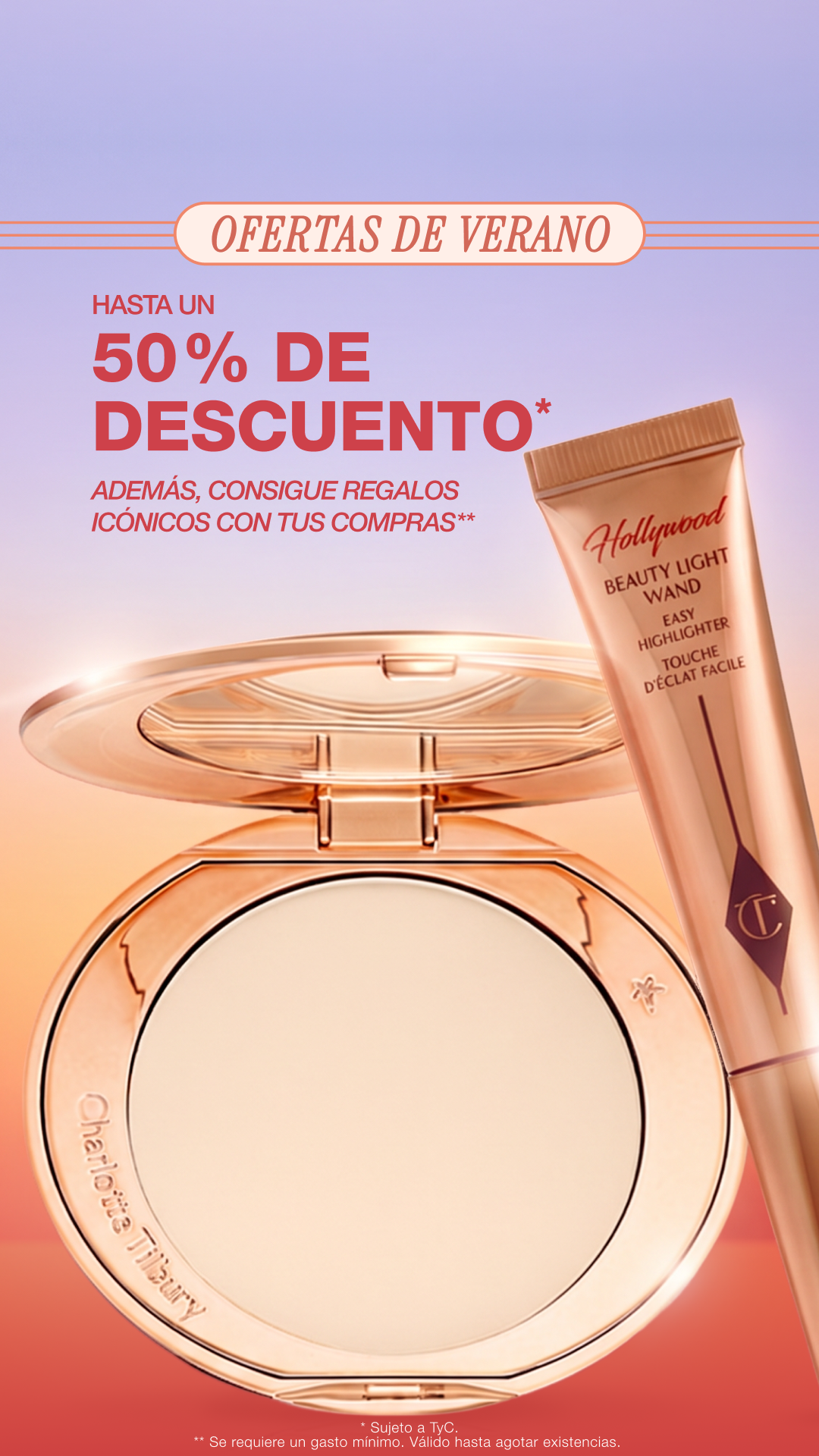 Charlotte Tilbury Facebook ad