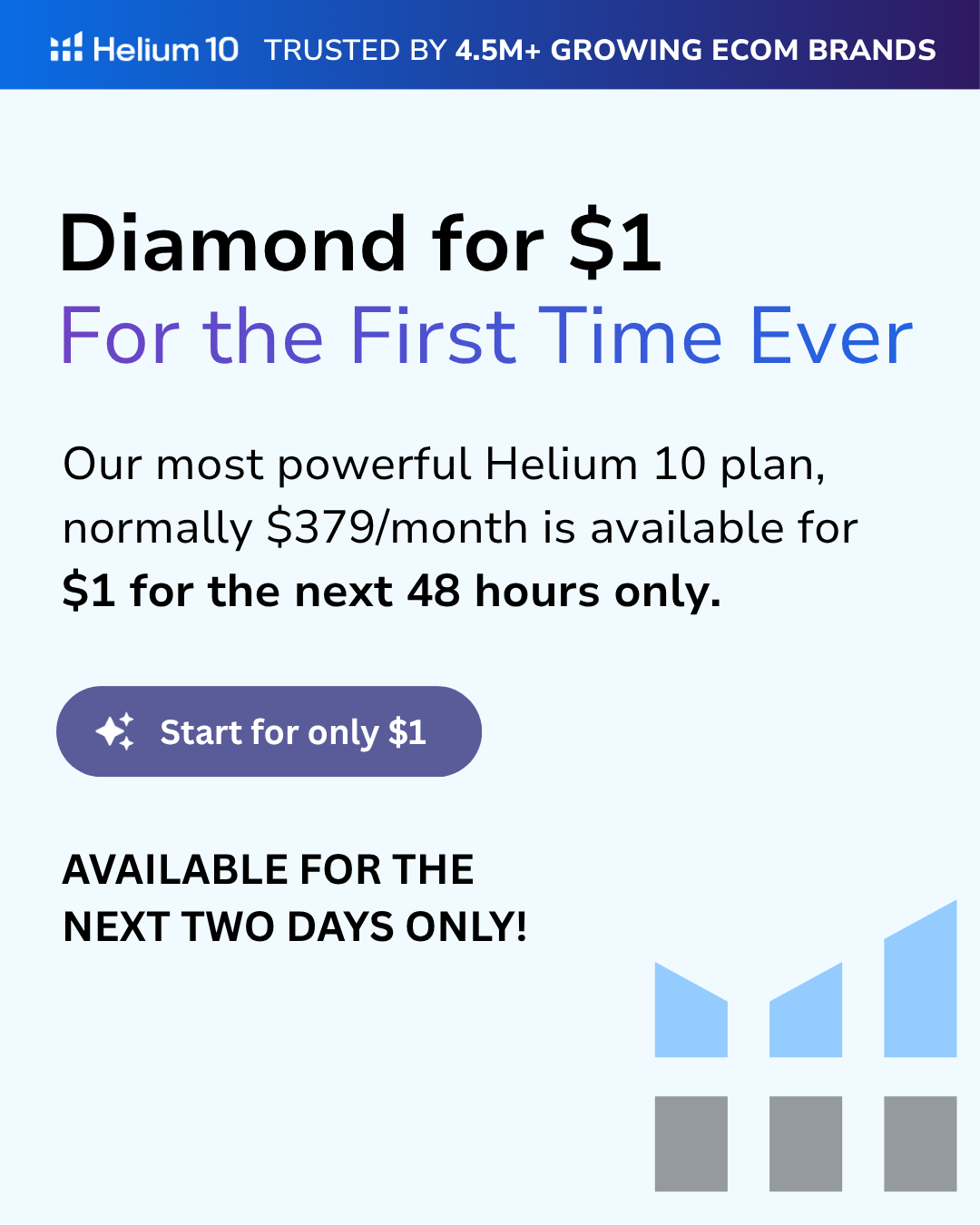 Helium 10 Facebook ad