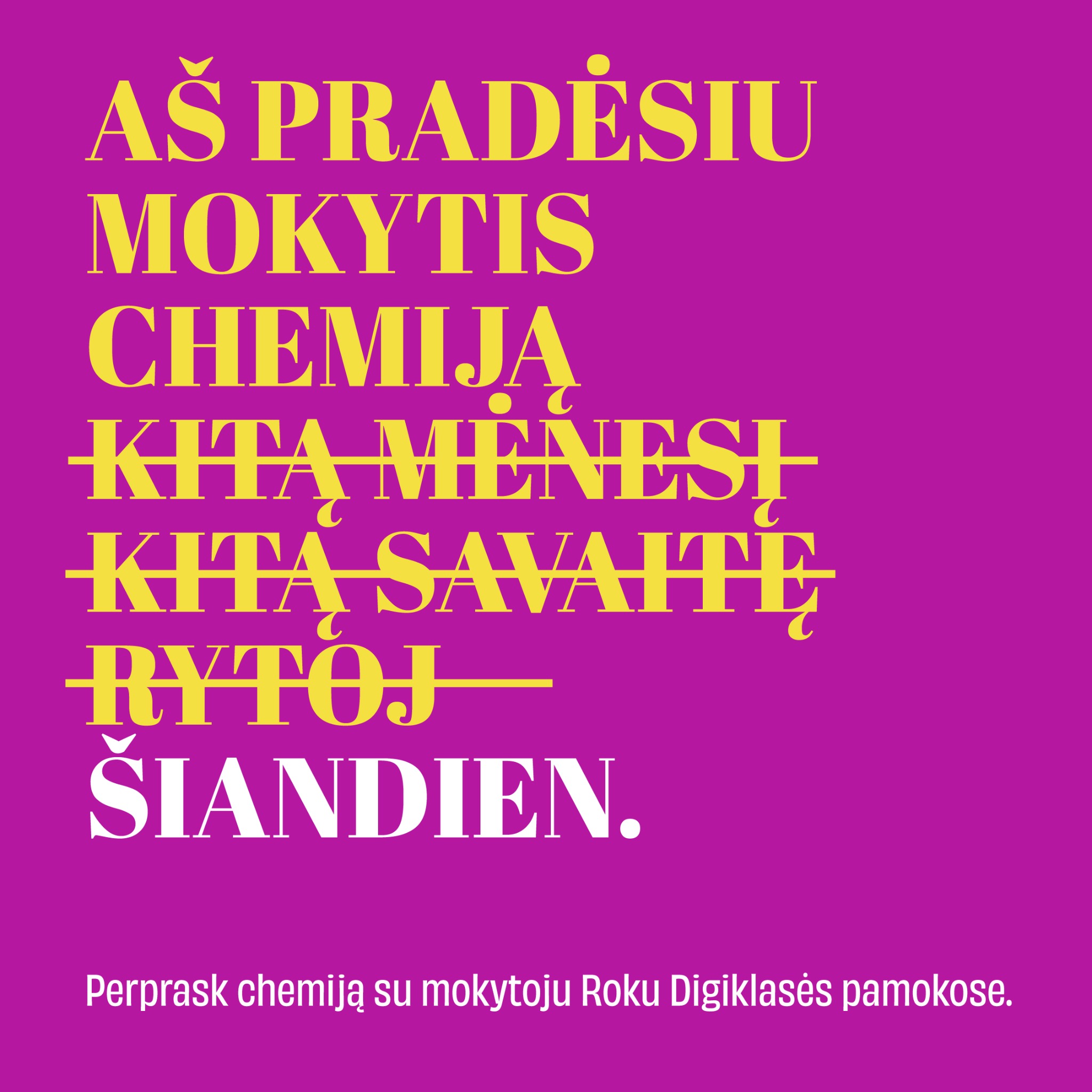 Chemijos mokytojas Rokas Facebook ad: 15,000+ mokinių jau prisijungė į pamokas