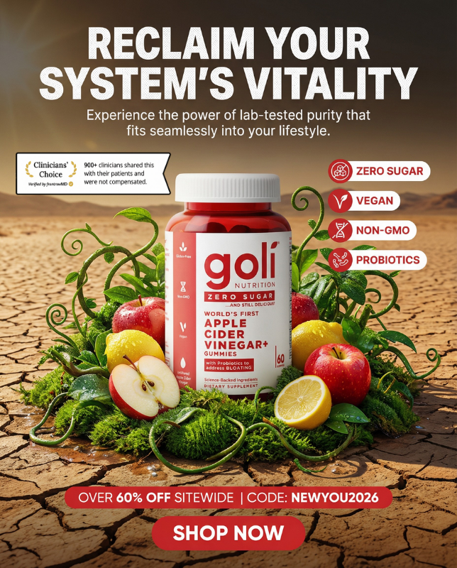 Goli Facebook ad: CODE: NEWYOU2026 - 60% OFF! Buy a Bundle Now! Free Shipping