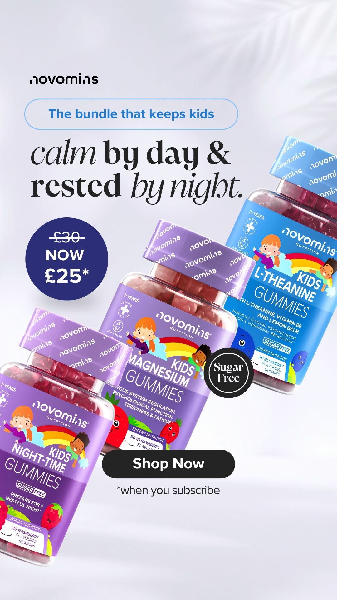 Novomins Nutrition Facebook ad
