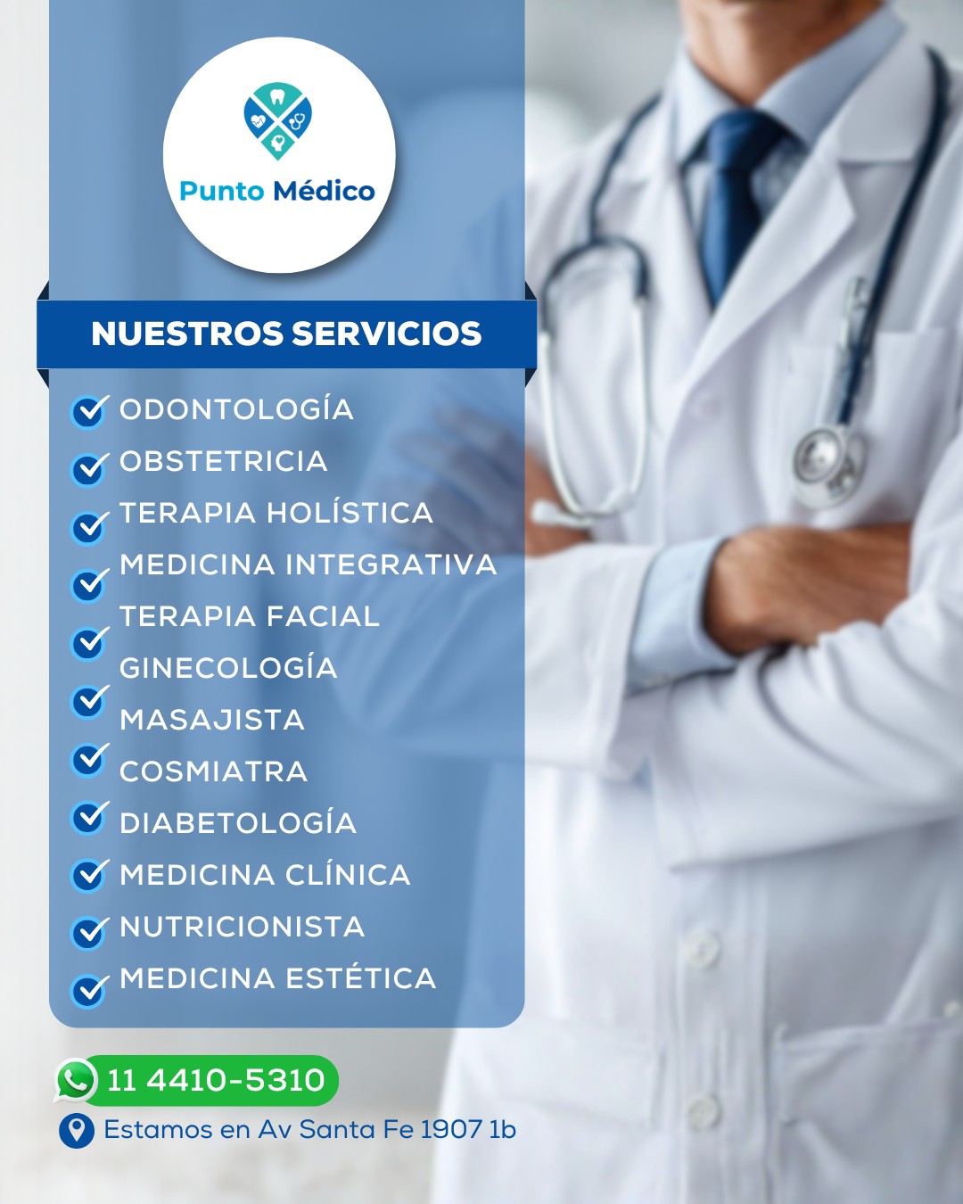 Punto Medico Bs.As Facebook ad: Cuidar tu salud es más fácil cuando encontrás…