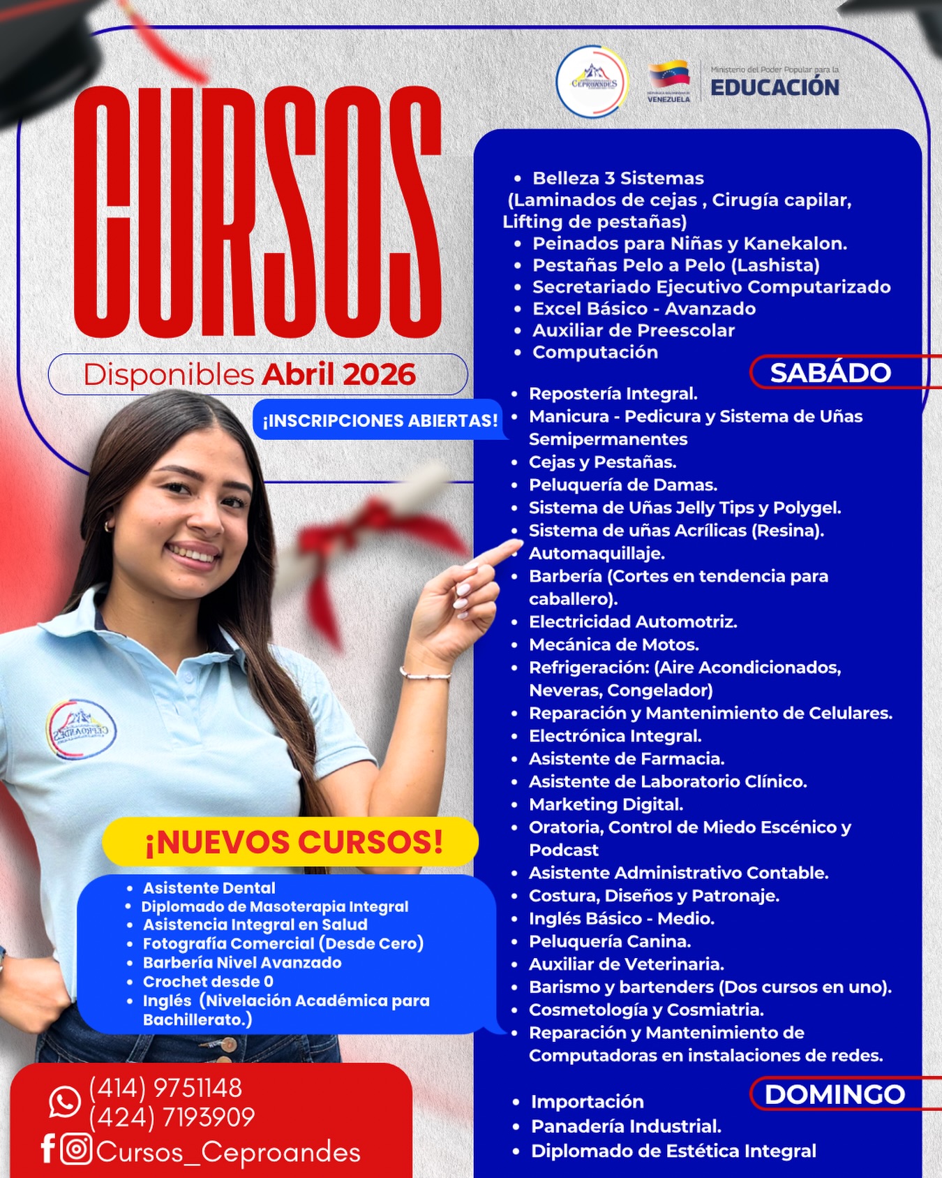 Ceproandes Cursos Facebook ad: YA ESTAMOS EN INSCRIPCIONES PARA LOS NUEVOS CURSOS…