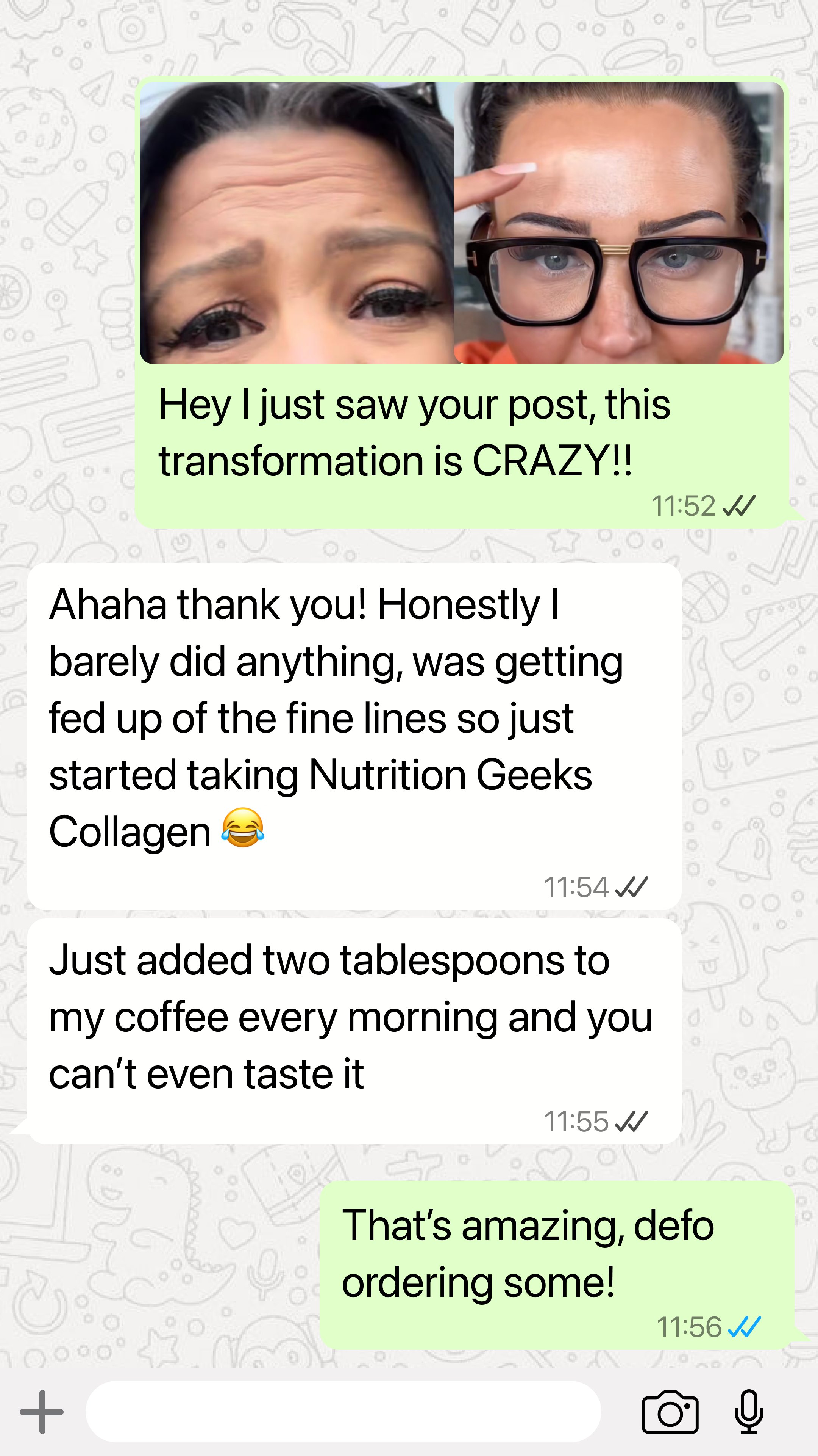 Nutrition Geeks Facebook ad