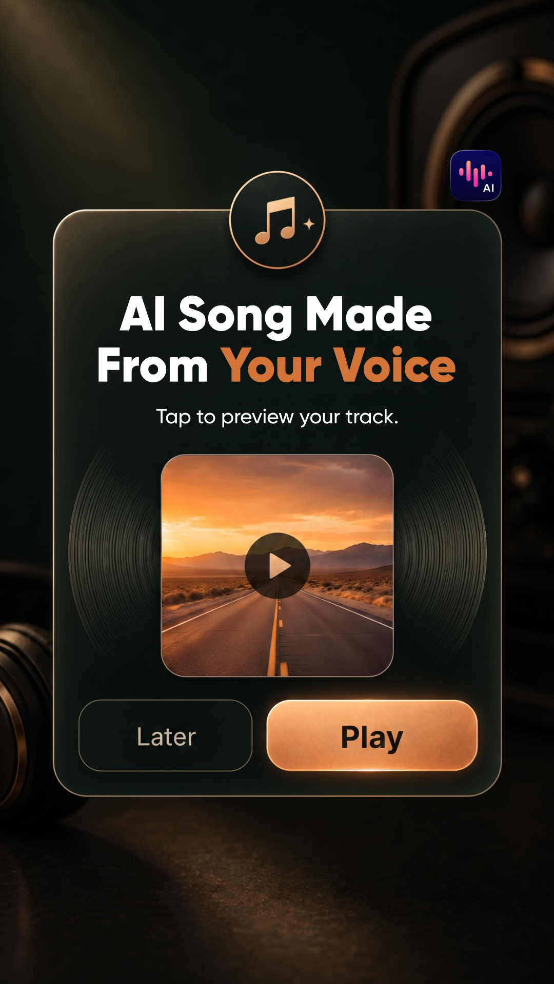 SoundDraw - AI Music Generator Facebook ad