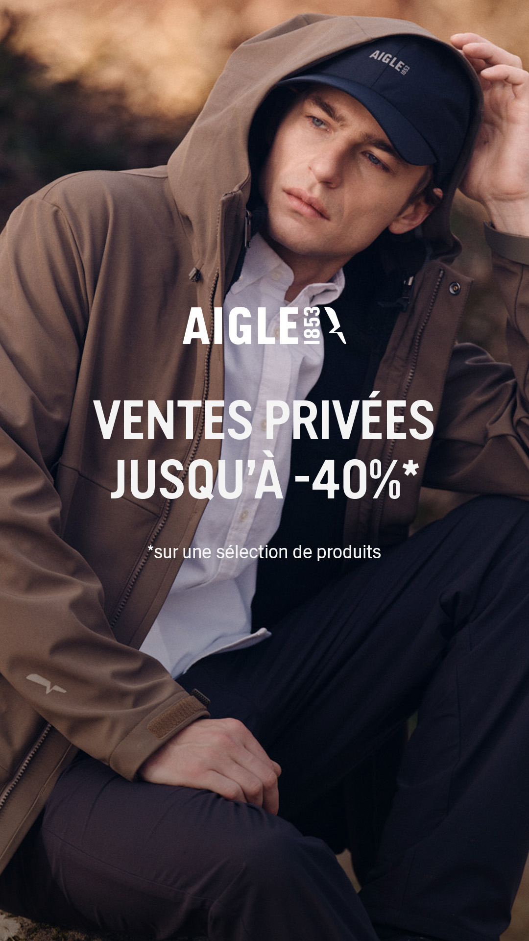 Aigle Facebook ad: Ventes Privées