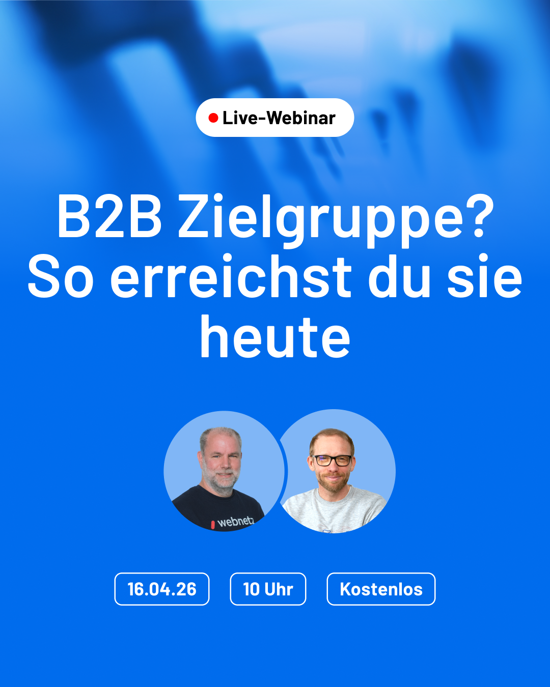 web-netz GmbH Facebook ad: Kostenloses Webinar ►
