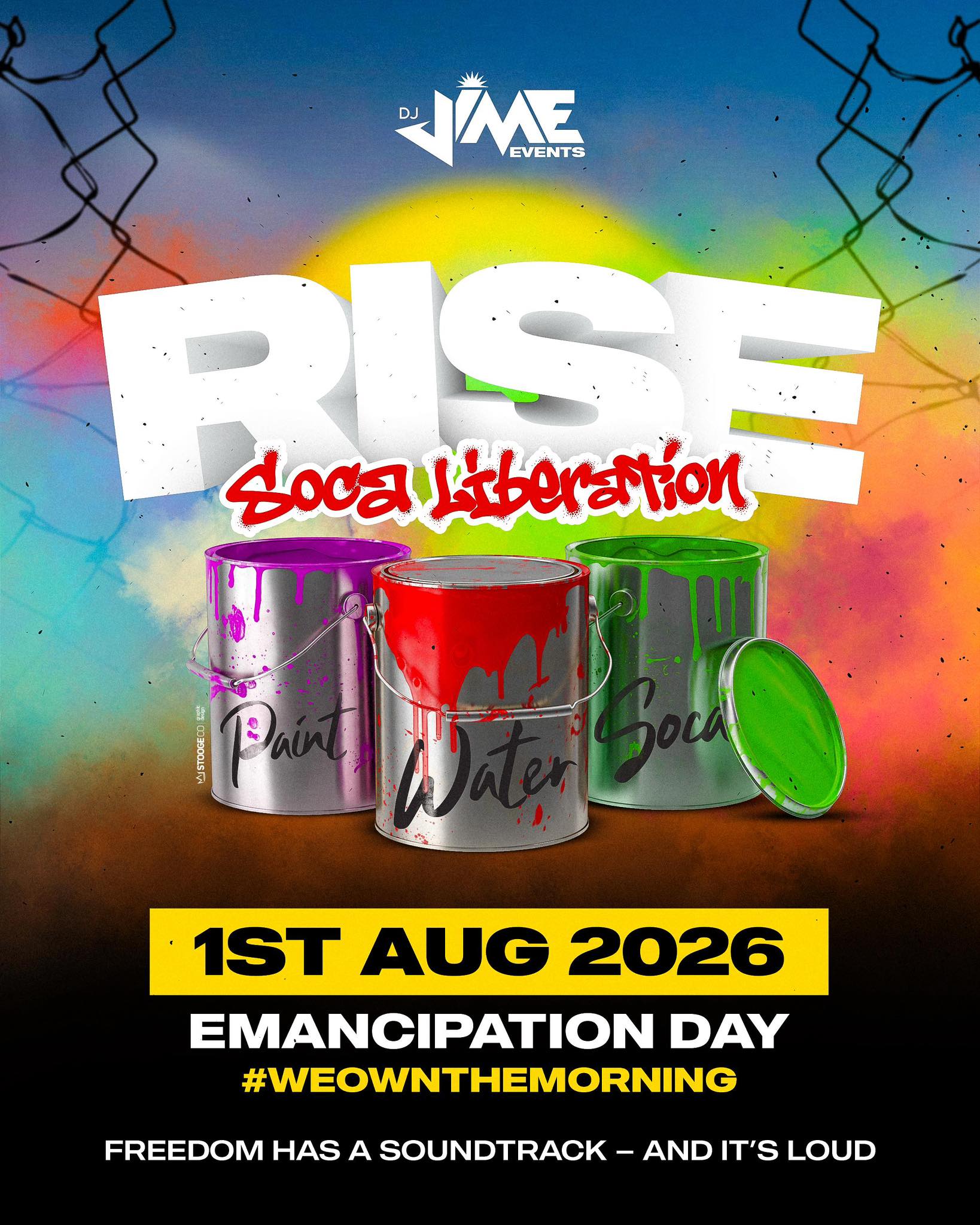 DJ Jime Facebook ad: RISE- Soca Liberation