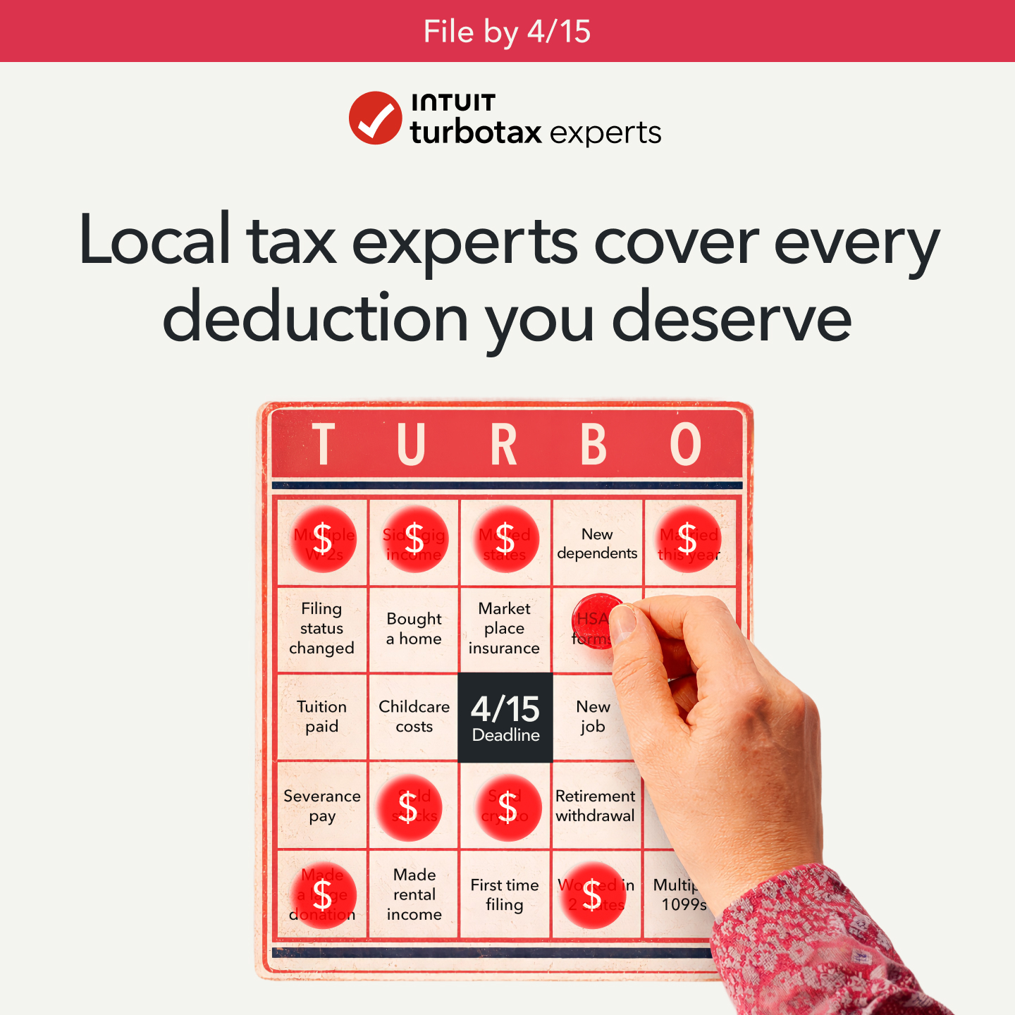 Intuit TurboTax Facebook ad