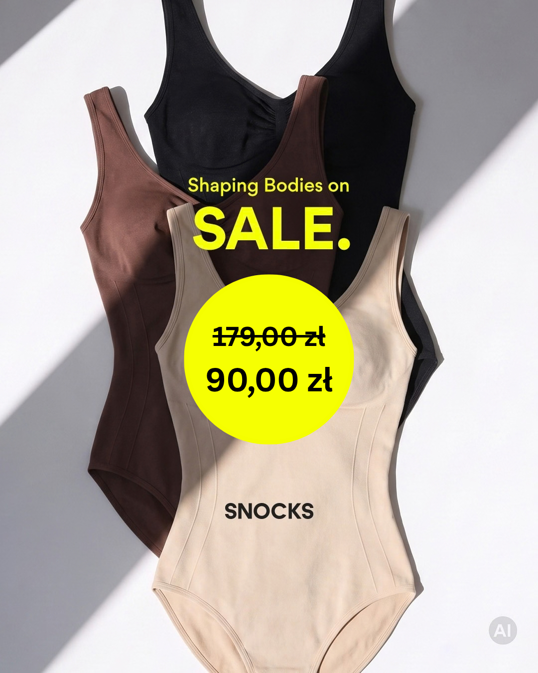 Snocks Facebook ad: Teraz oszczędź do 50%