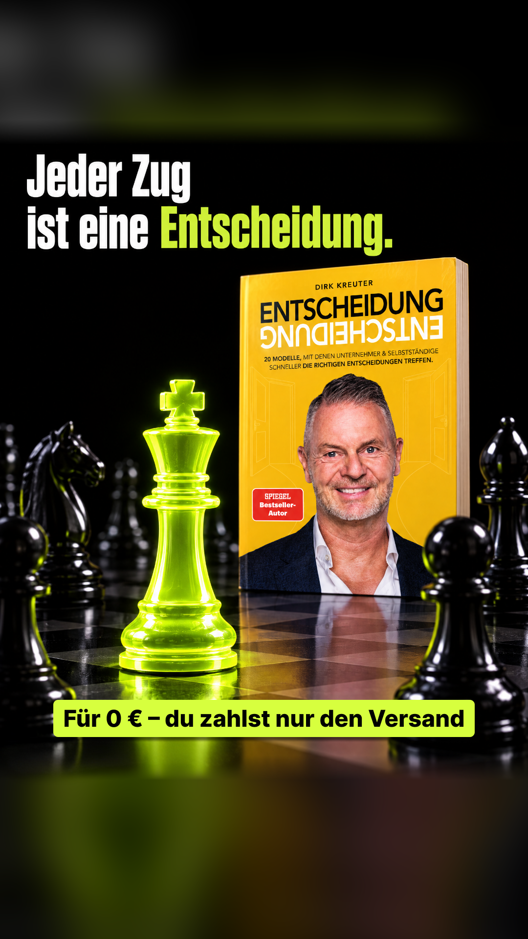 Dirk Kreuter Facebook ad: Brandneu, Entscheidung: Entscheidung