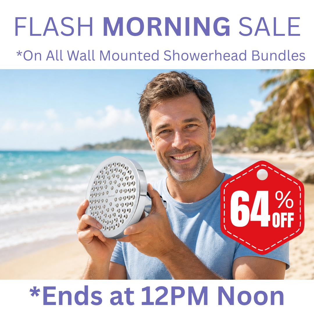 Lucinn Filtered Showerhead Facebook ad