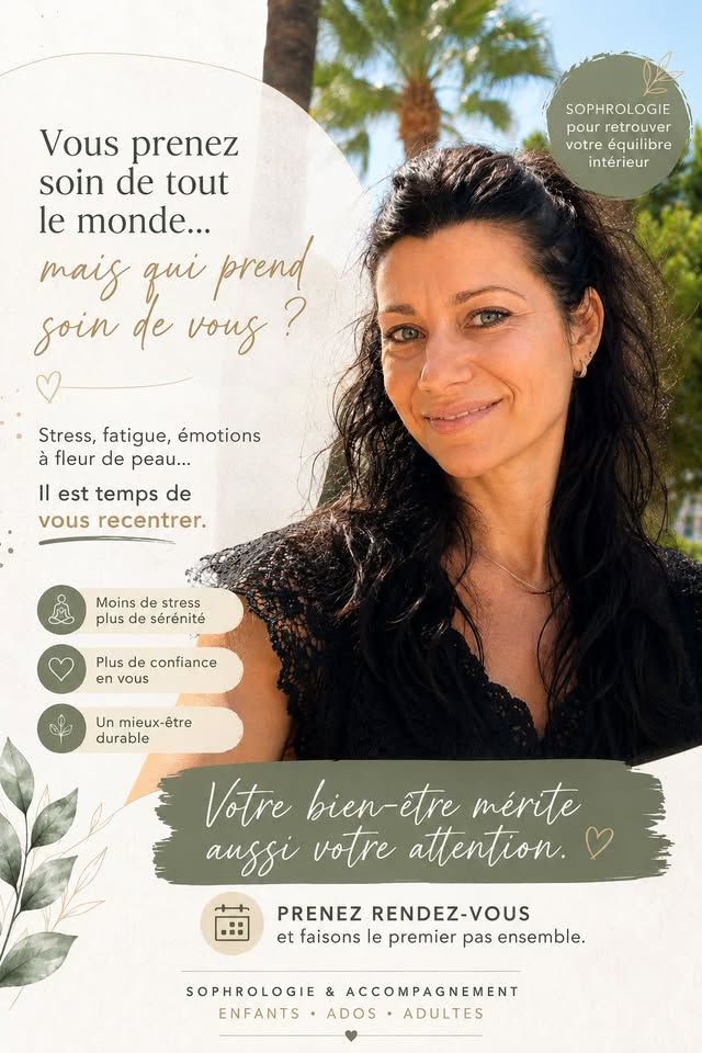 Joussant Annabelle Sophrologue Facebook ad: Vous prenez soin de tout le monde… mais…