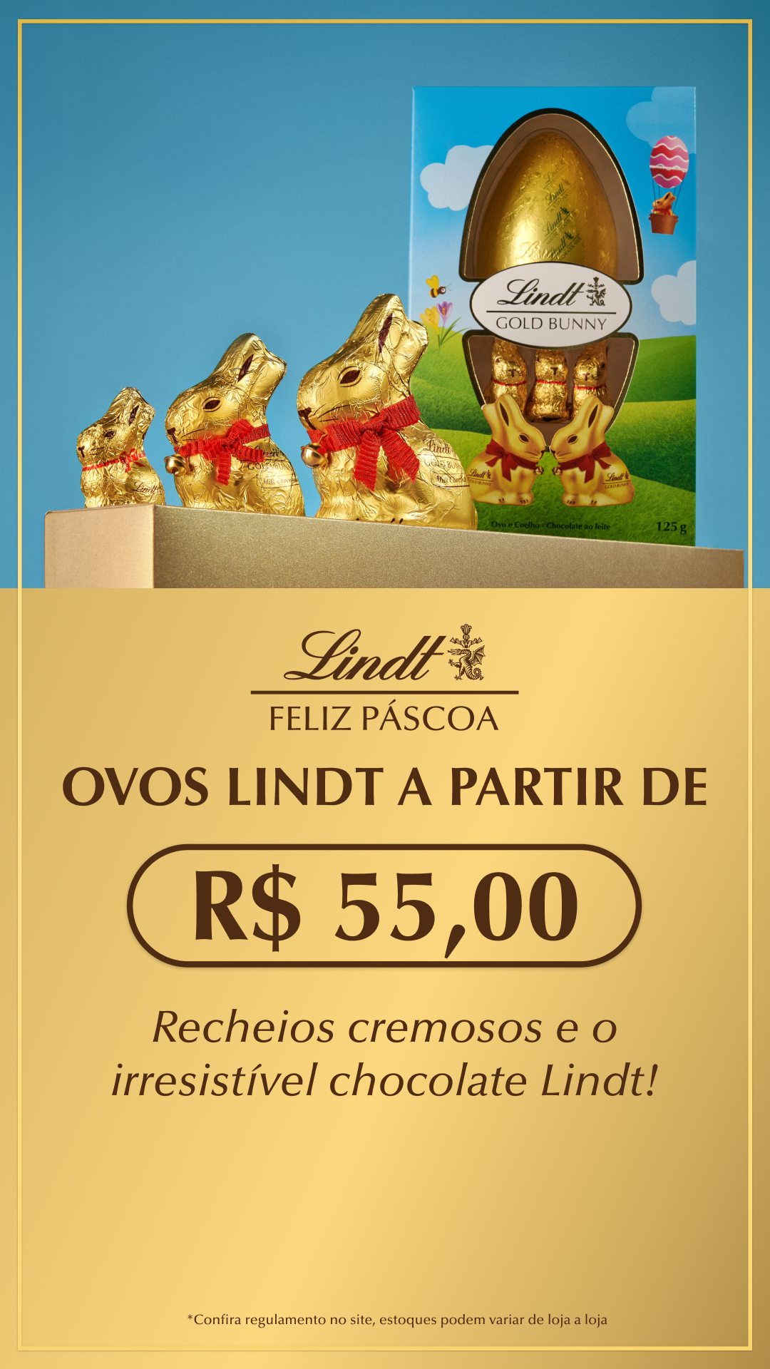 Lindt Facebook ad