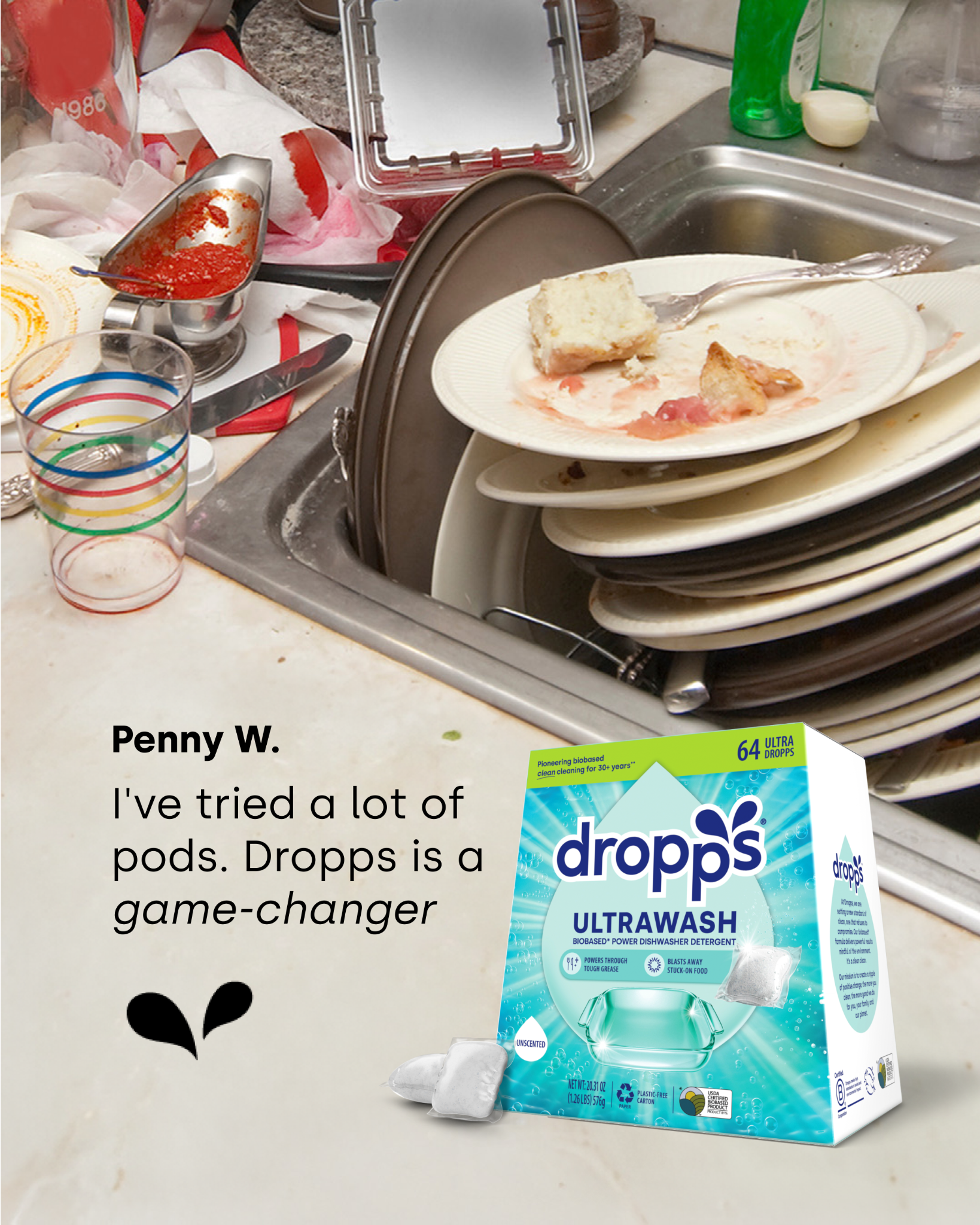 Dropps Facebook ad