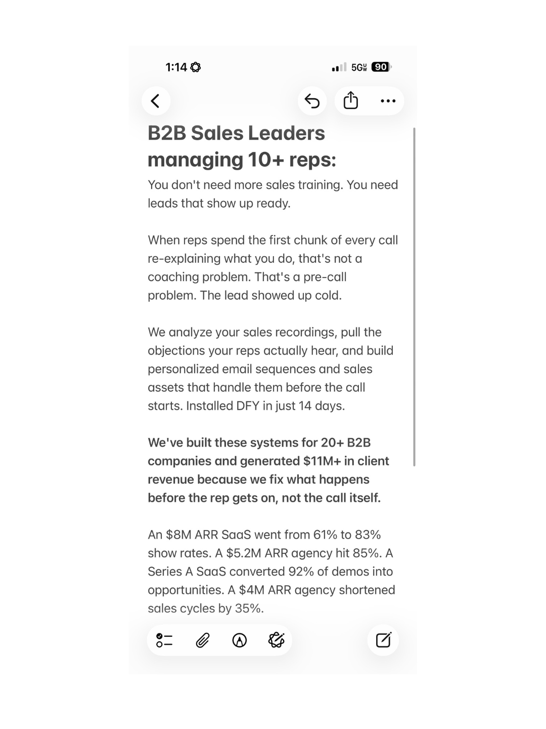 Preclose Facebook ad from Apr 13, 2026