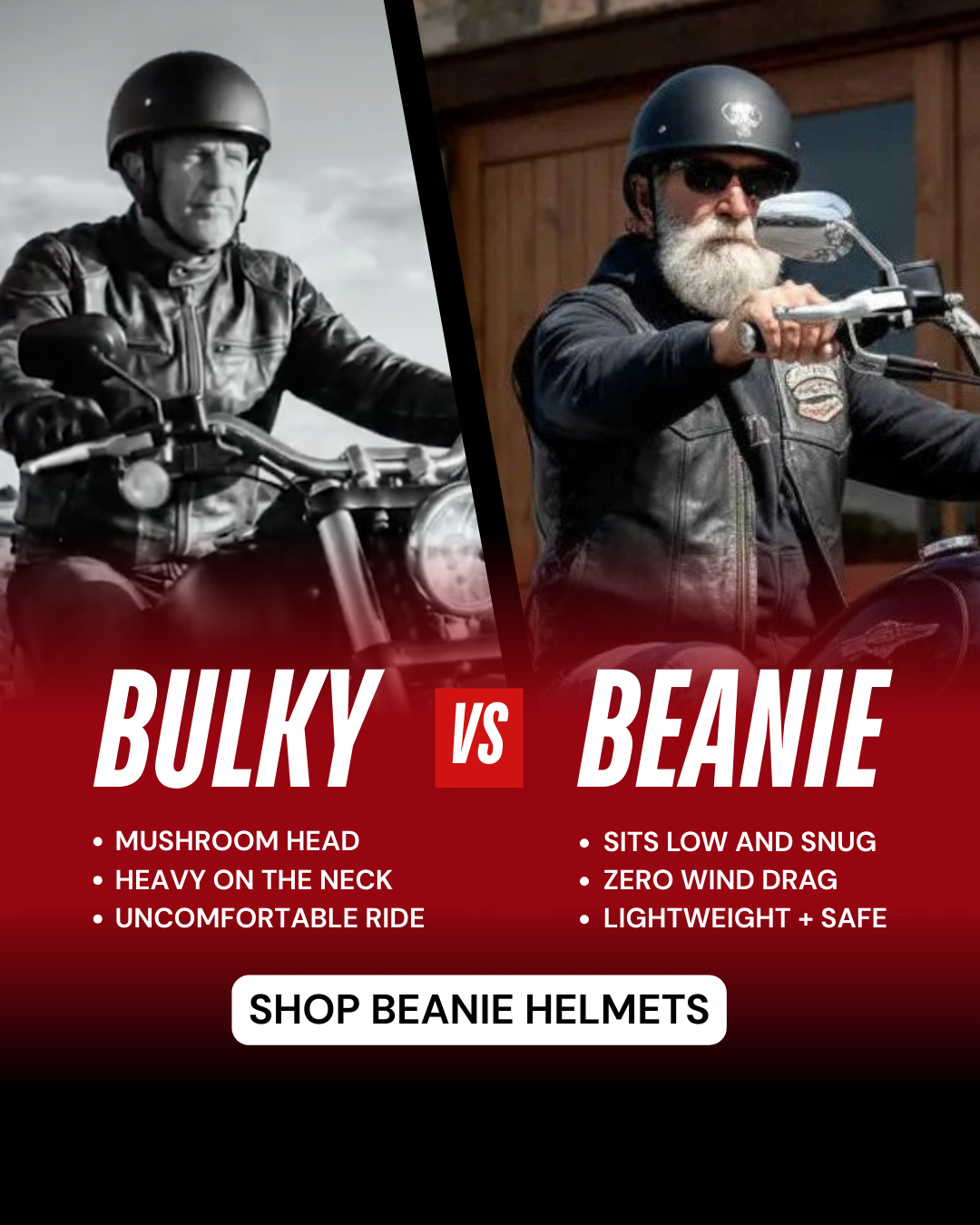Beanie Helmets Facebook ad