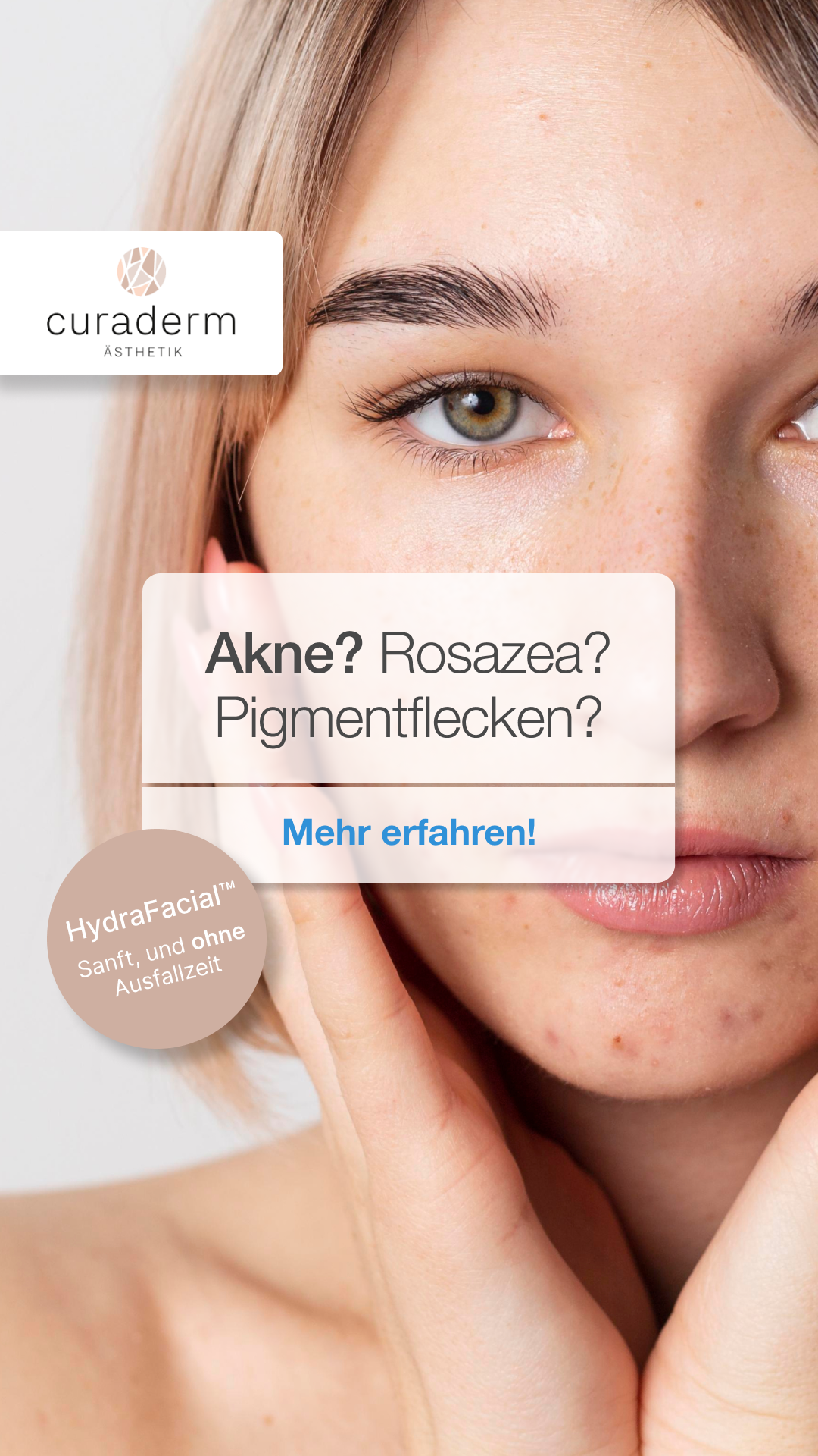 Curaderm Ästhetische Medizin Facebook ad