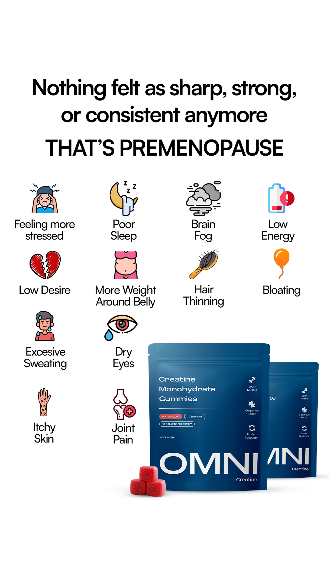 Omni Creatine Facebook ad