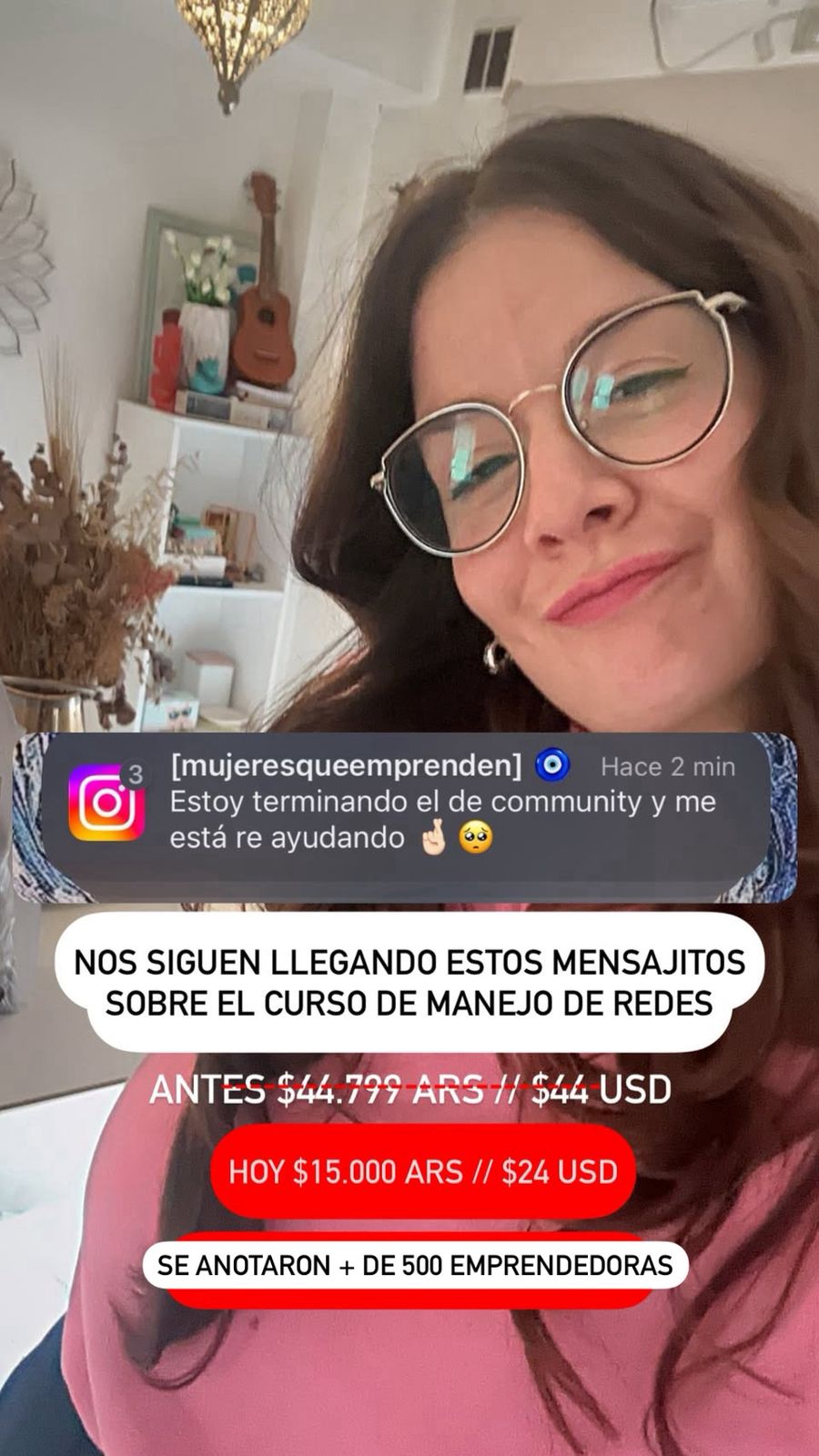 Mujeres que Emprenden Facebook ad