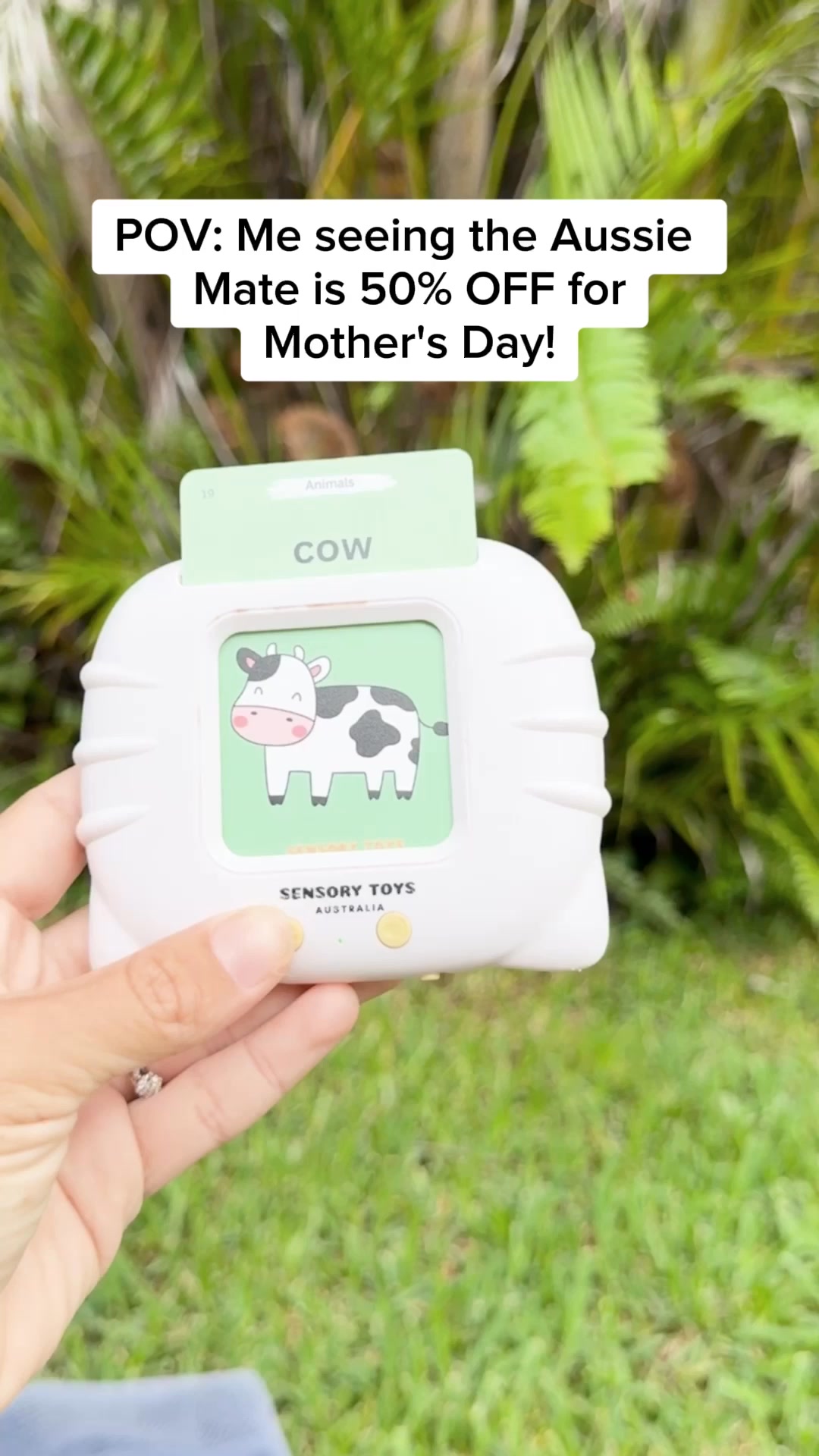 Sensory Toys Facebook ad: 50% OFF MOTHERS DAY SALE