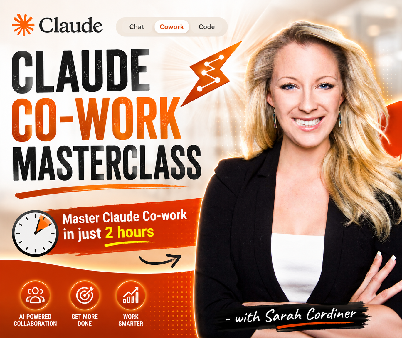 TekMatix Facebook ad: From Beginner to EXPERT in Claude CoWork - the Masterclass