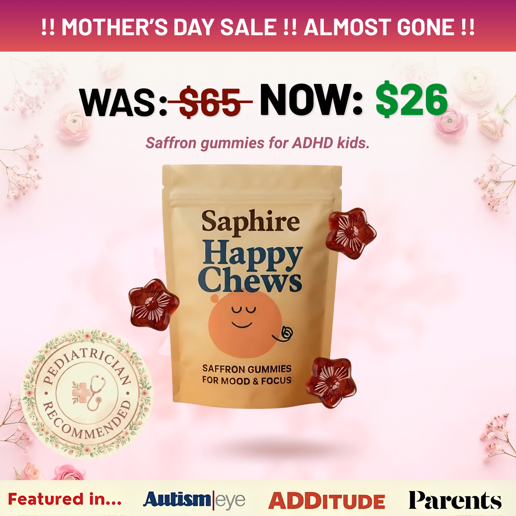 Try Saphire Facebook ad