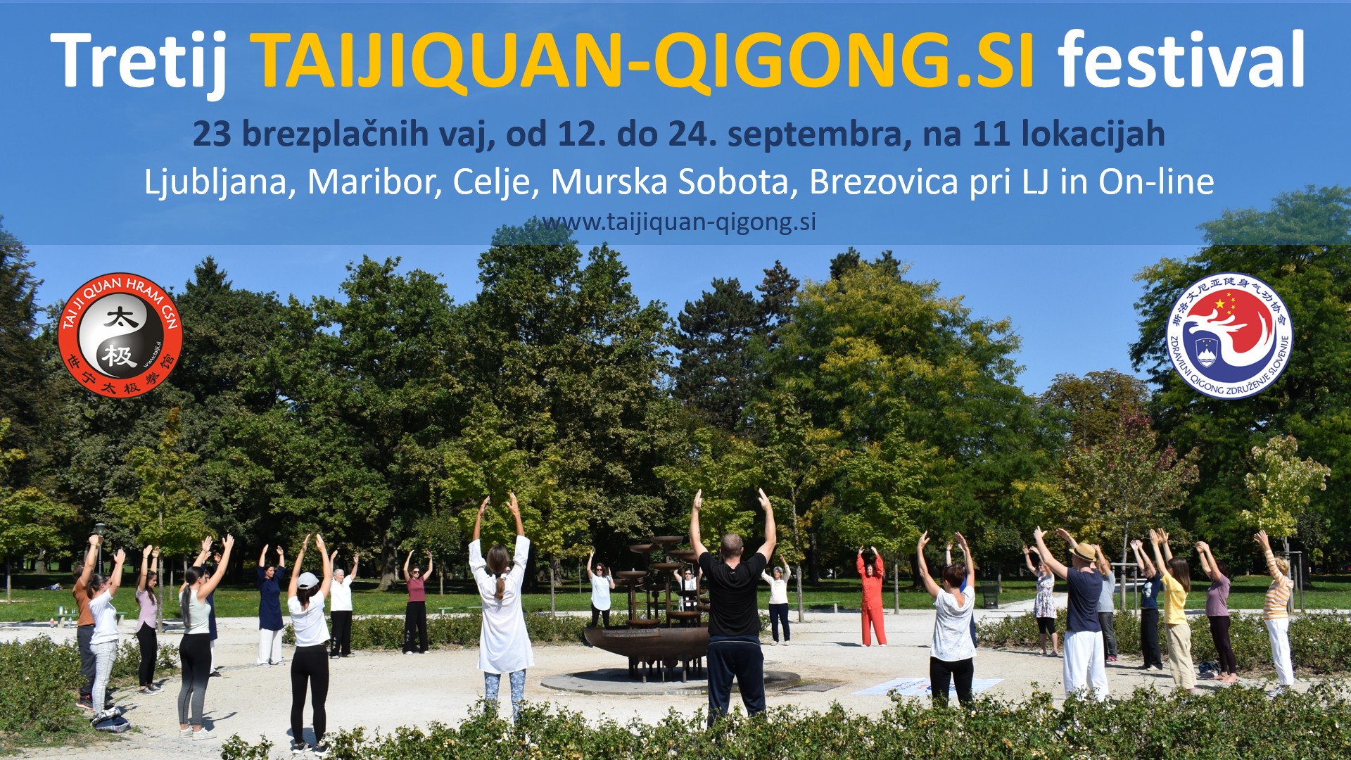 Taiji (taichi) Slovenija Facebook ad: Programi, Taijiquan & Qigong Slovenija