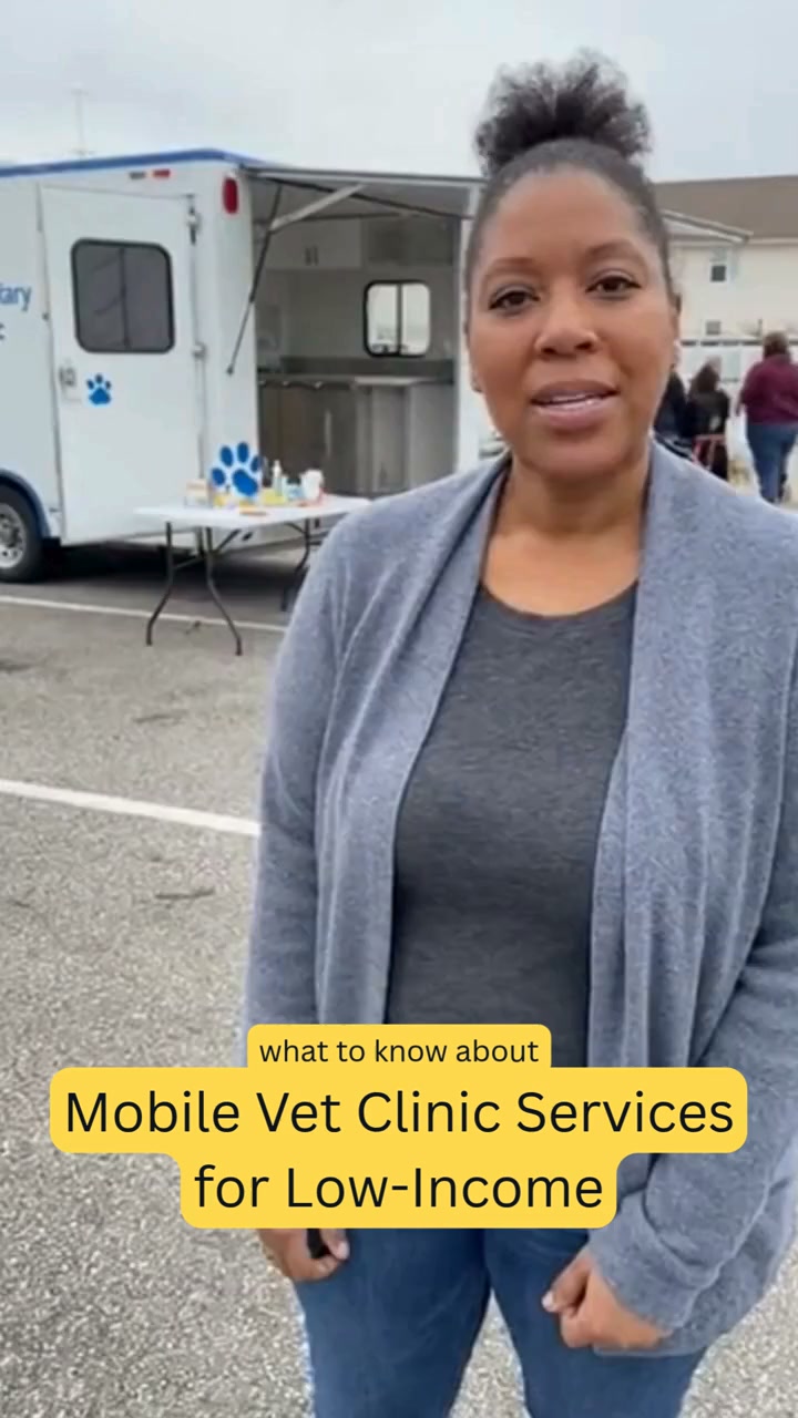 The Consumer Knowledge Facebook ad: Learn About Mobile Vet Clinic Services For Low-Income Pet…
