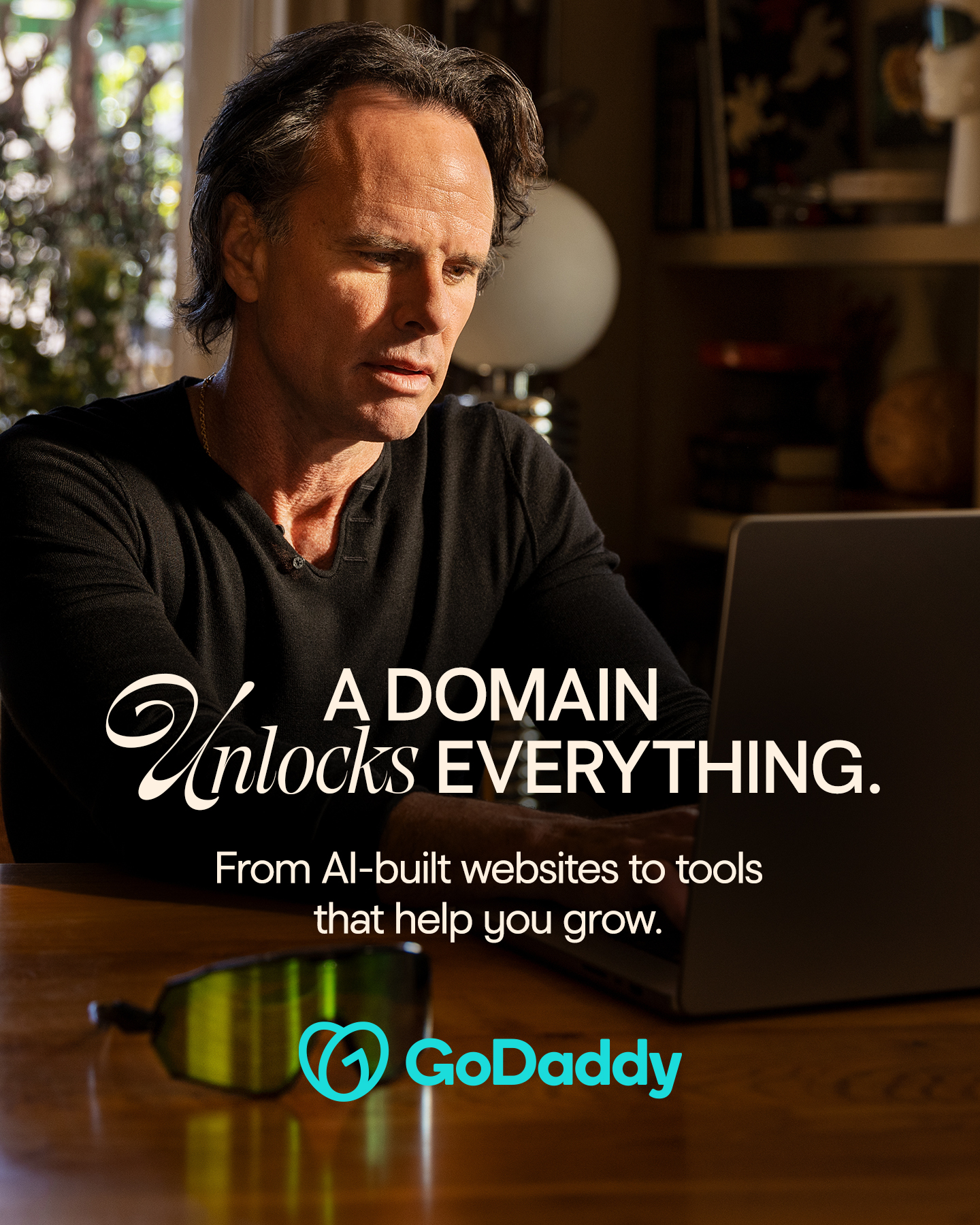 GoDaddy Facebook ad