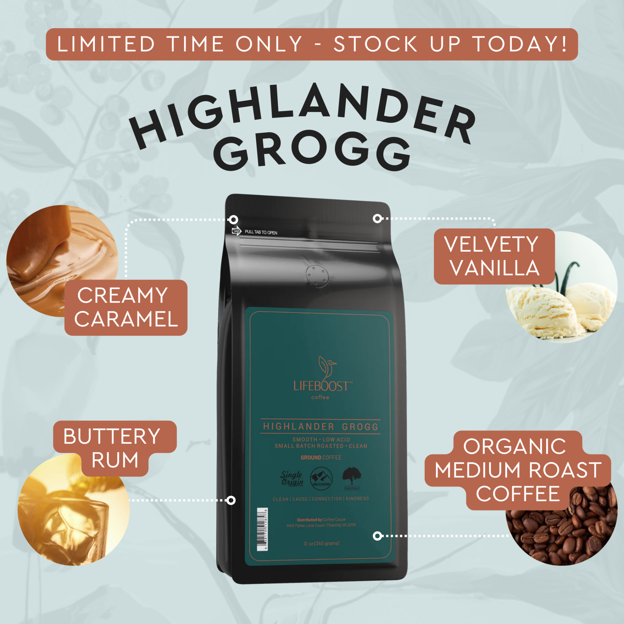 Lifeboost Coffee Facebook ad