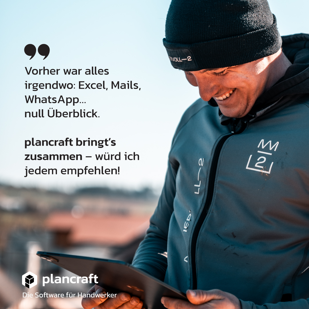 Plancraft - Einfache Handwerkersoftware Facebook ad