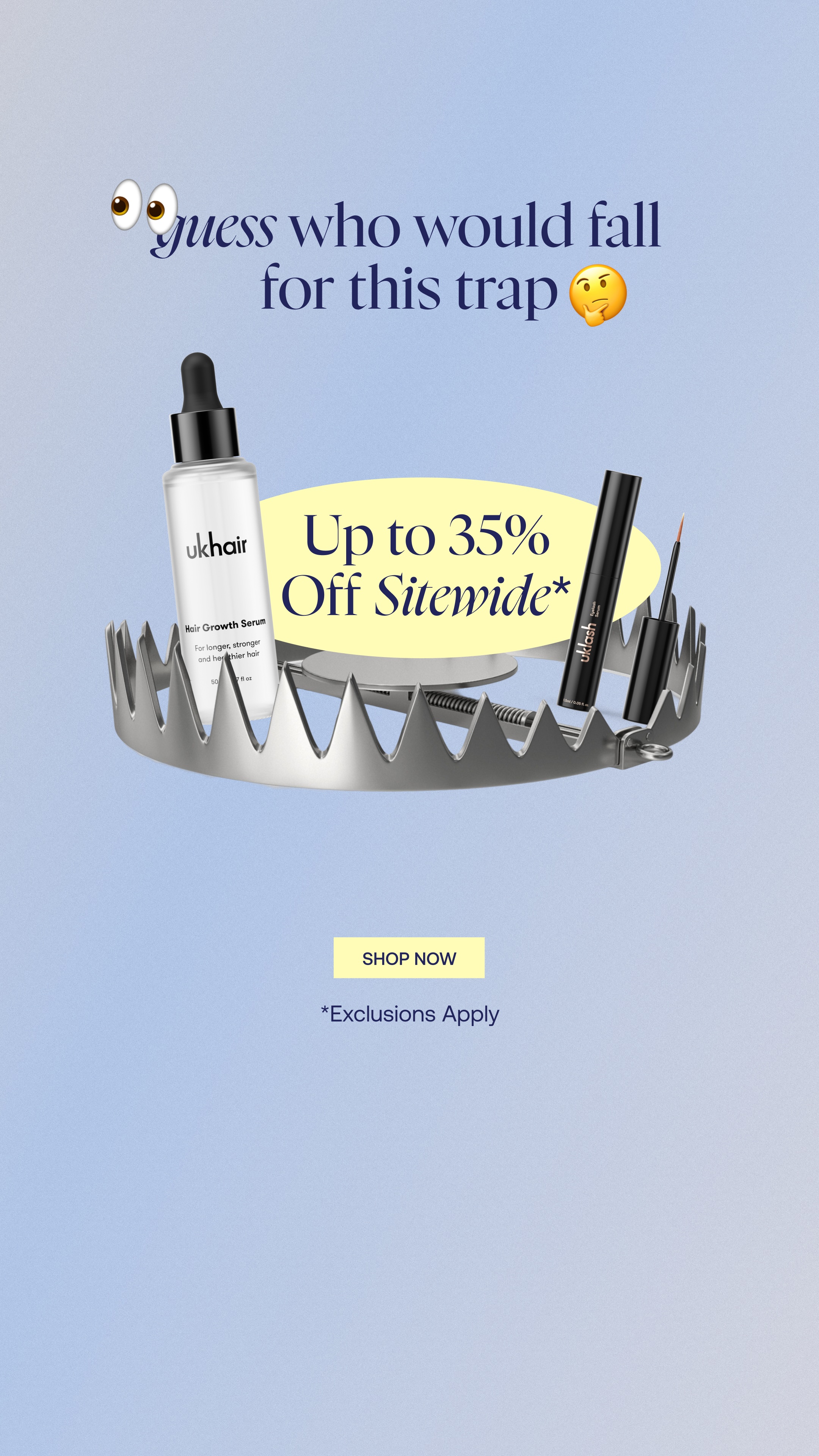 Uklash Facebook ad: 30% off sitewide + 5% Sets & Kits