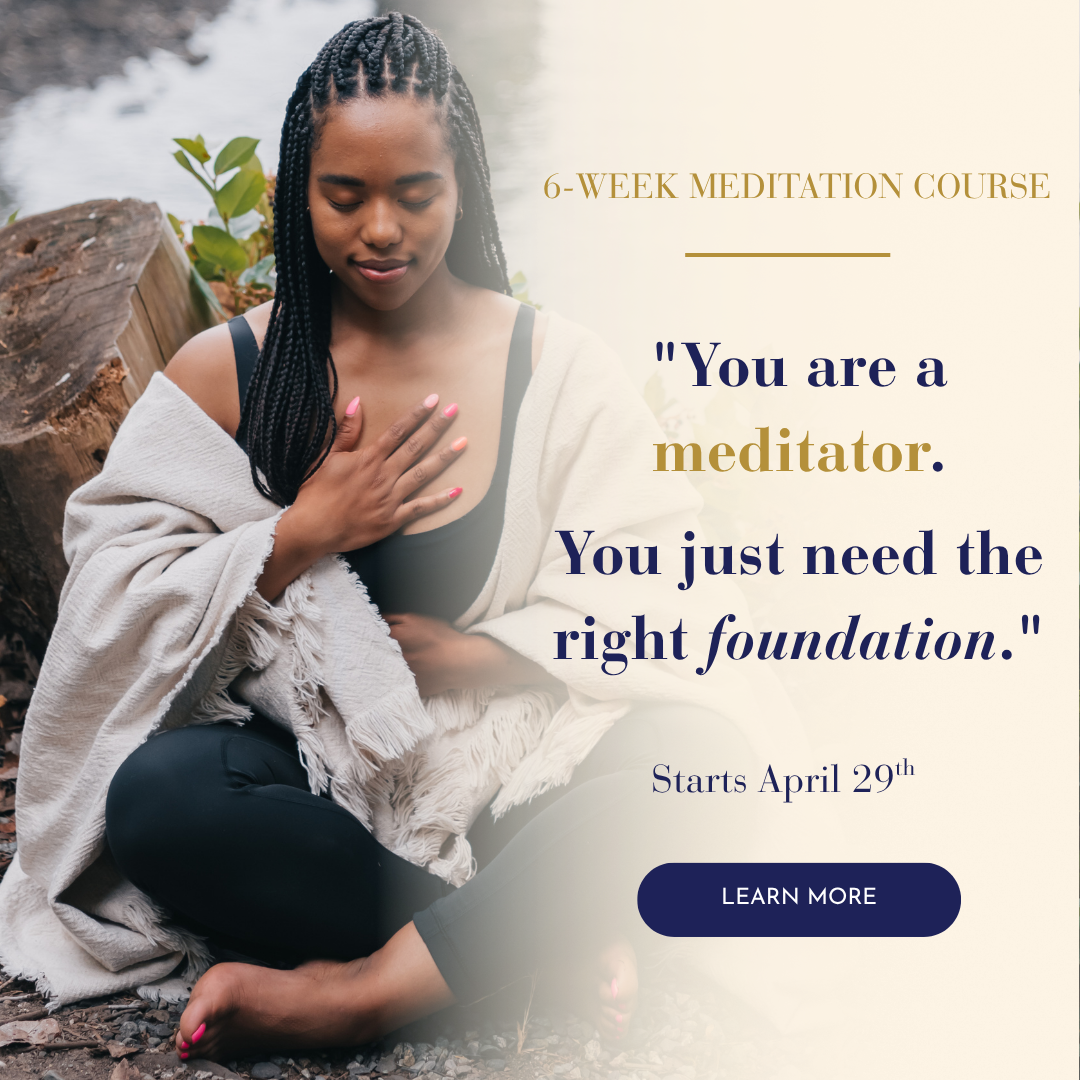 The Radiant Soul Co. Facebook ad: Learn to Meditate, For Real This Time