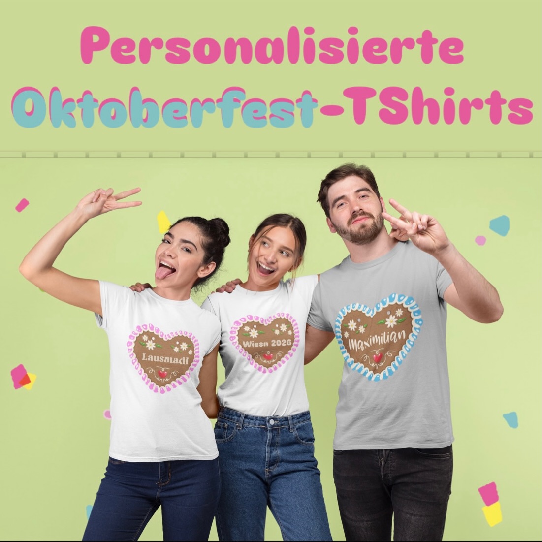 Shirtinator Deutschland Facebook ad: 🍺 Oktoberfest 🥨 Wiesn Shirts statt Dirndl…