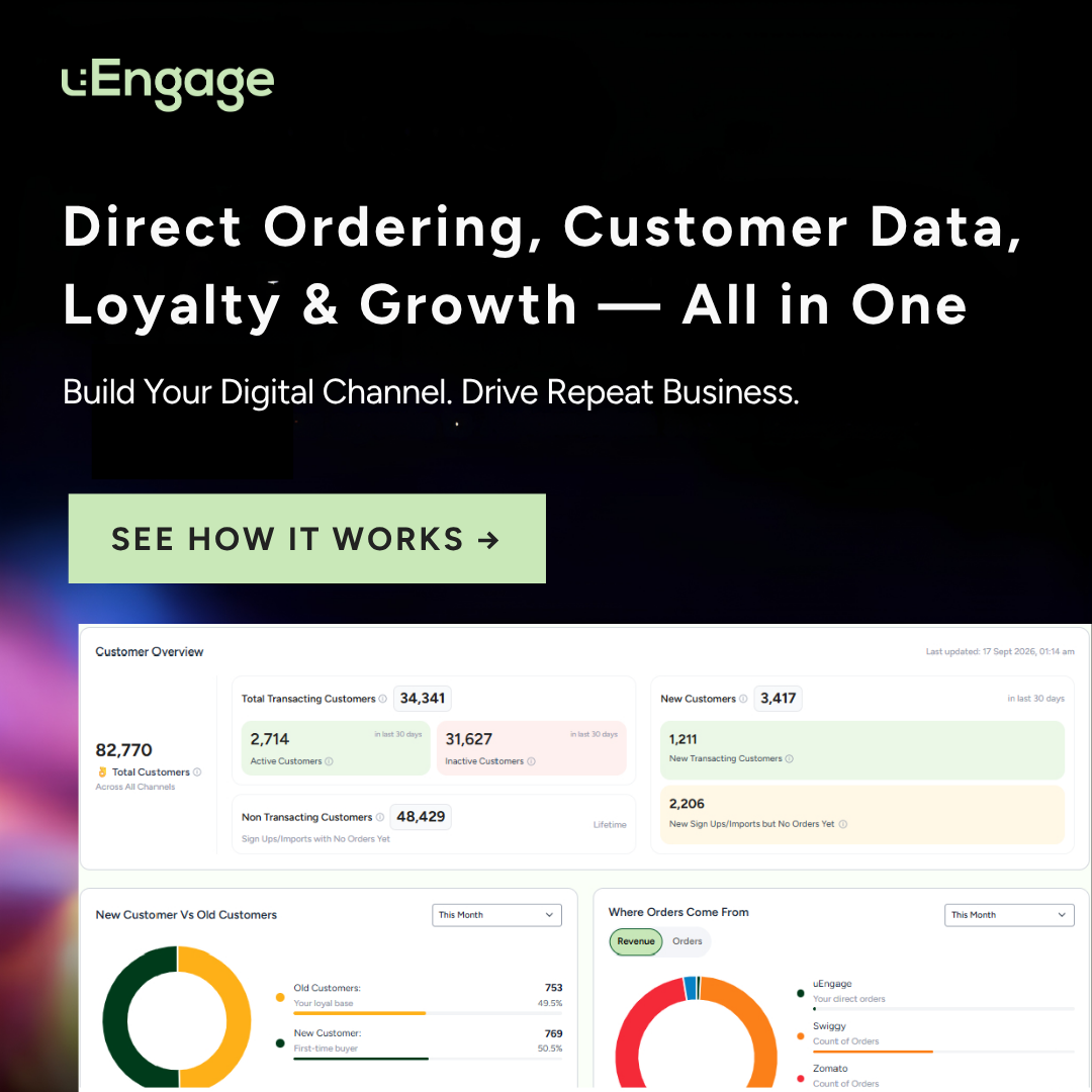 uEngage Facebook ad: 0% Platform Commission