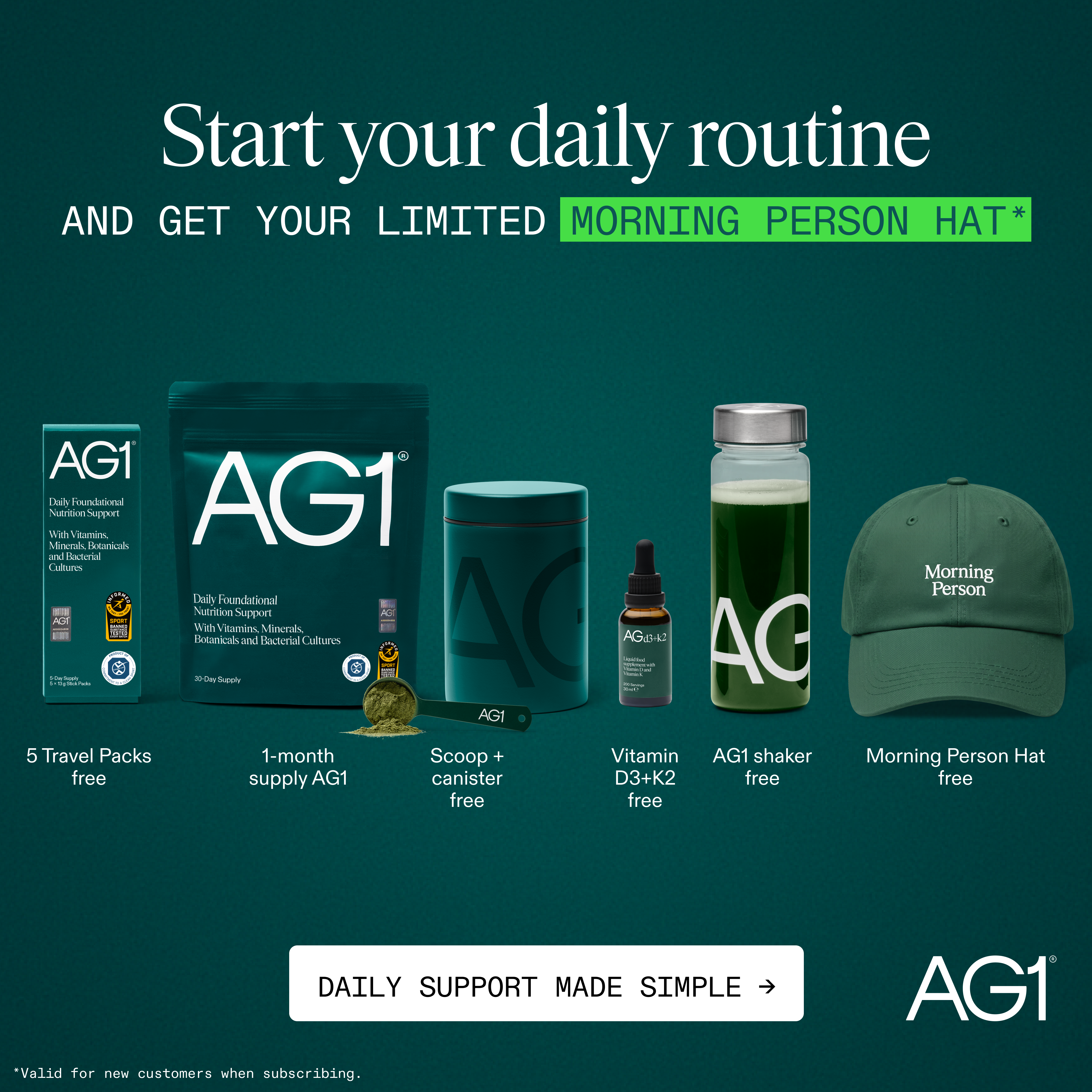 AG1 by Athletic Greens Facebook ad