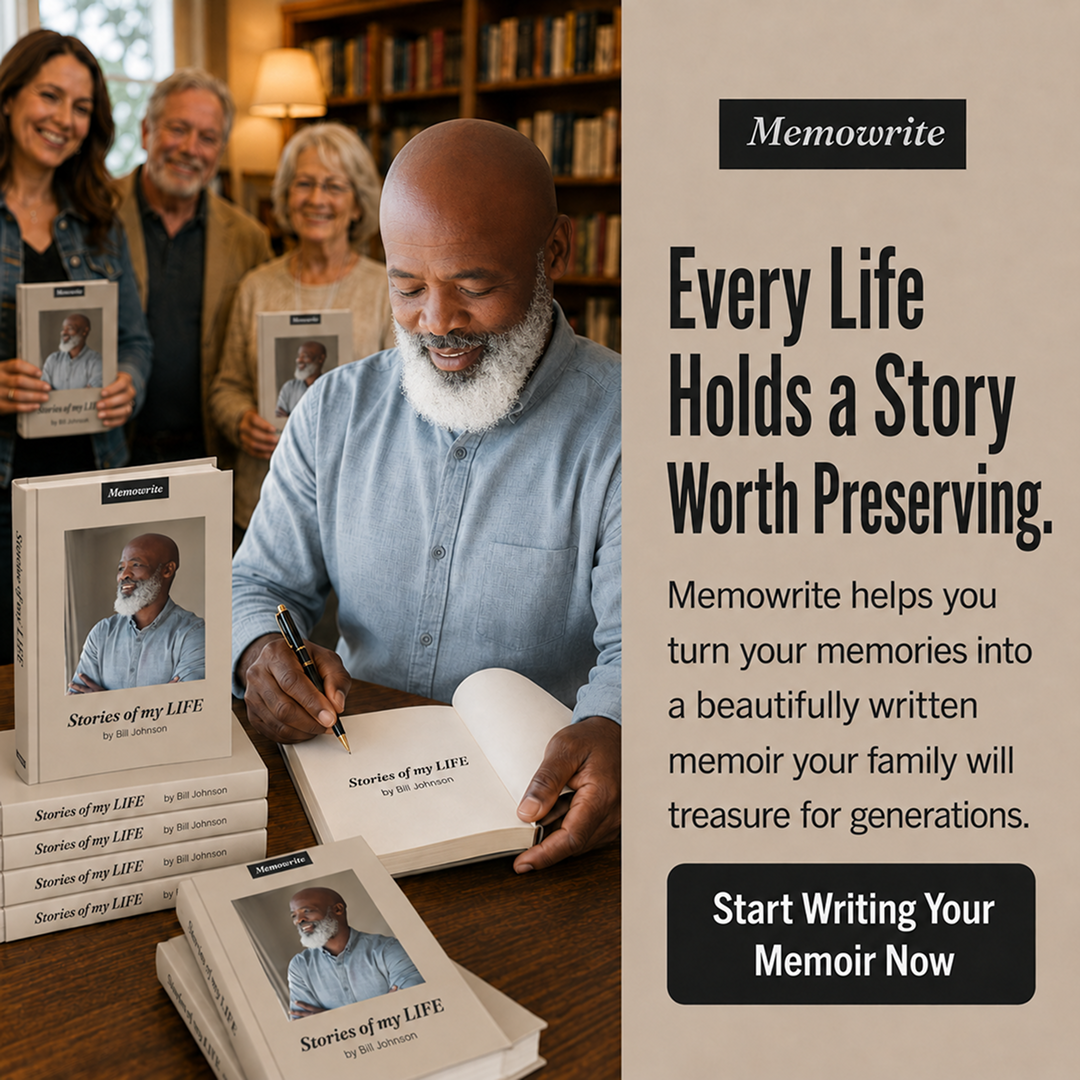 Memowrite Facebook ad