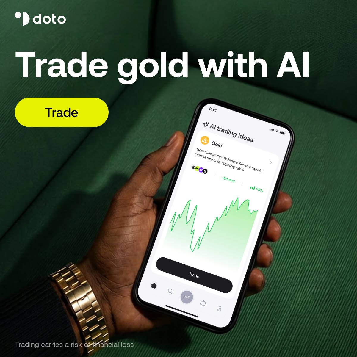 Doto App Facebook ad