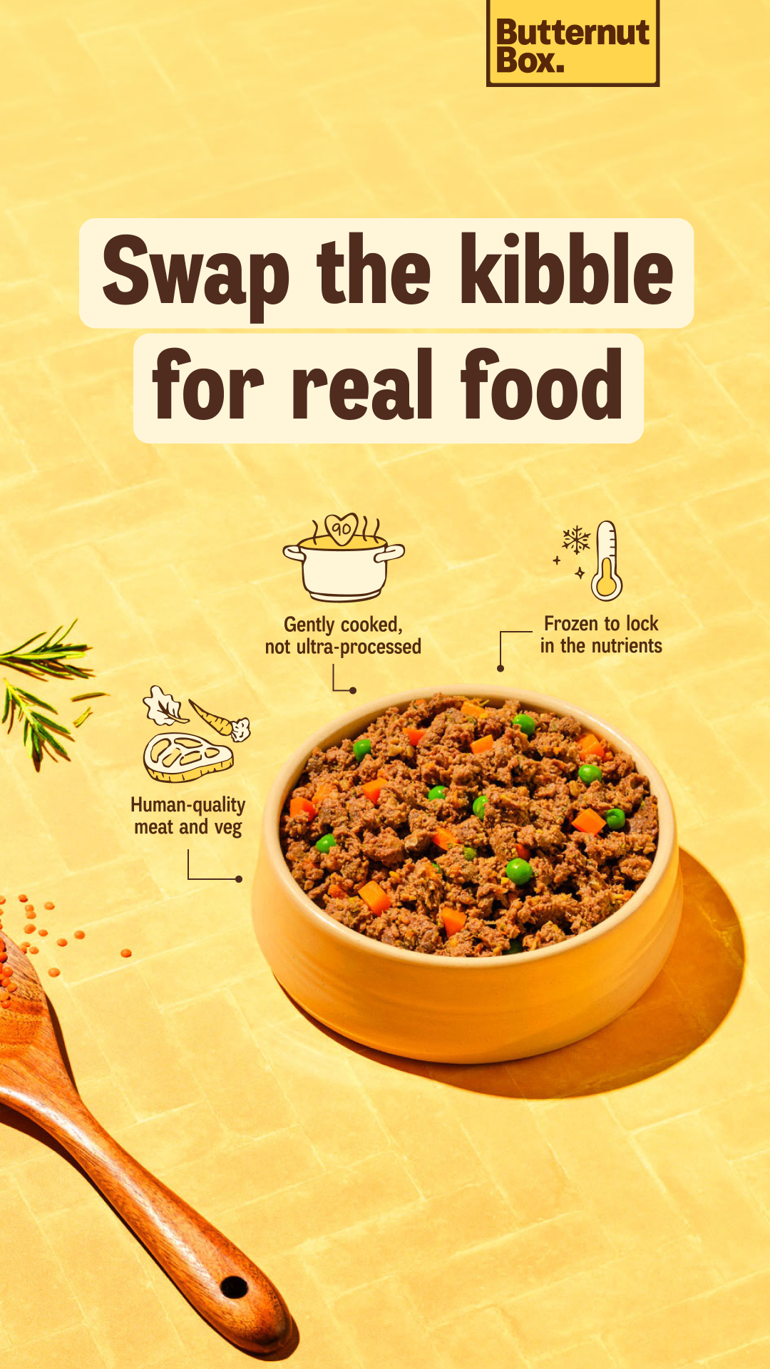 Butternut Box Facebook ad